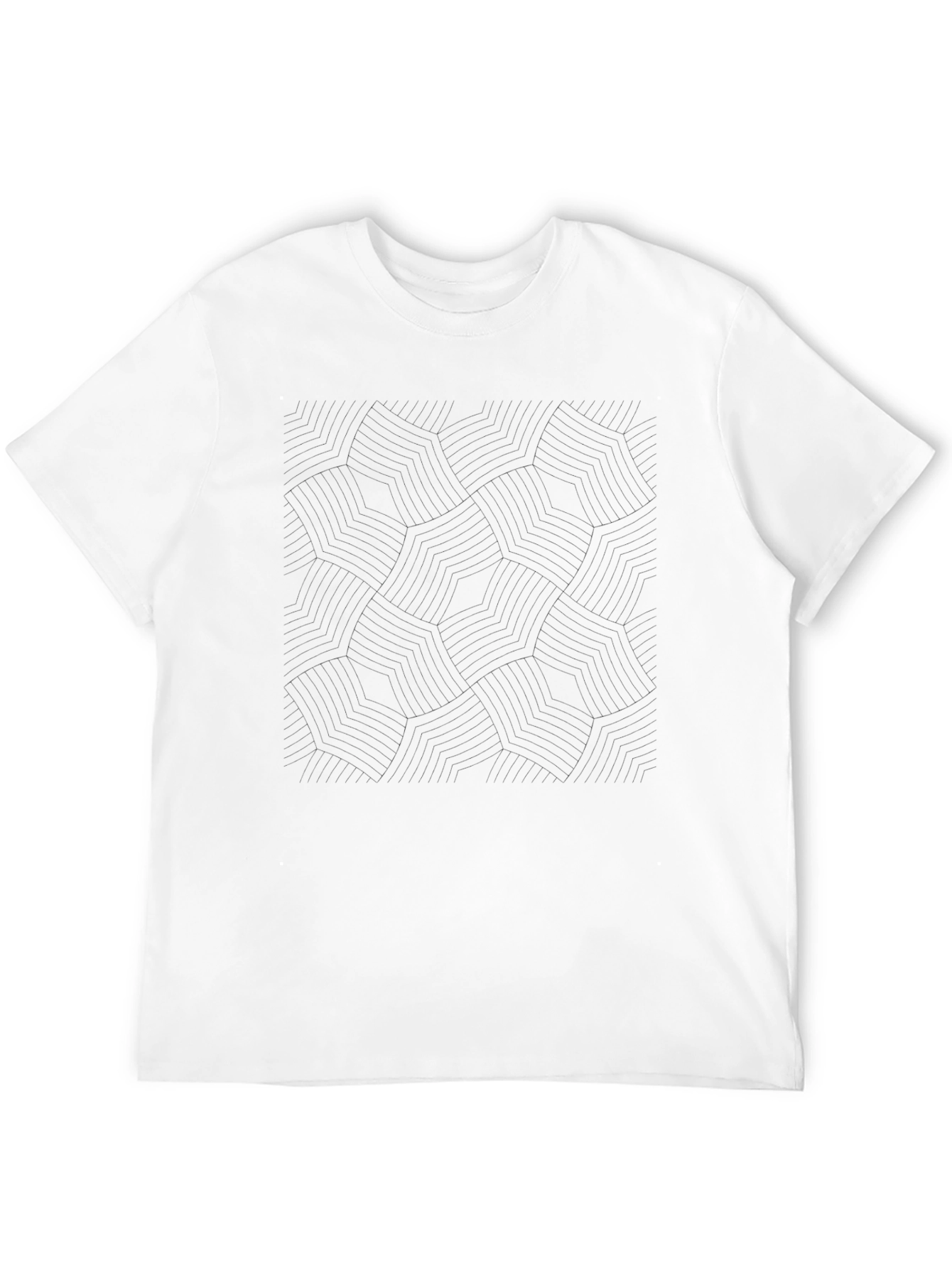 Mens Black Classic Fit Crew Neck T-Shirt