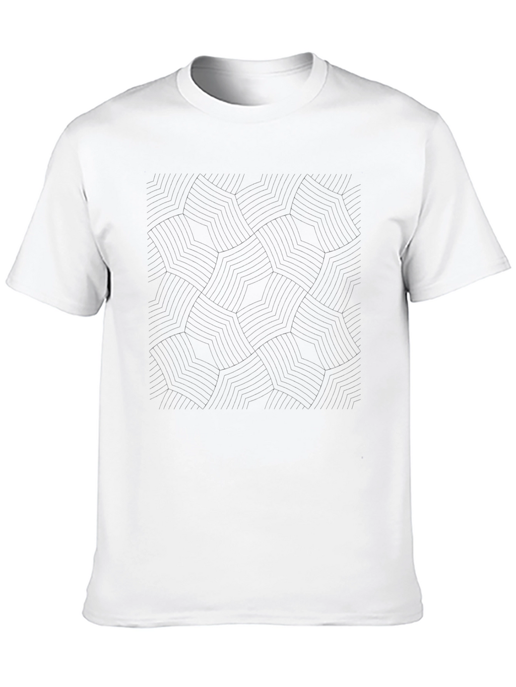 Mens Black Classic Fit Crew Neck T-Shirt