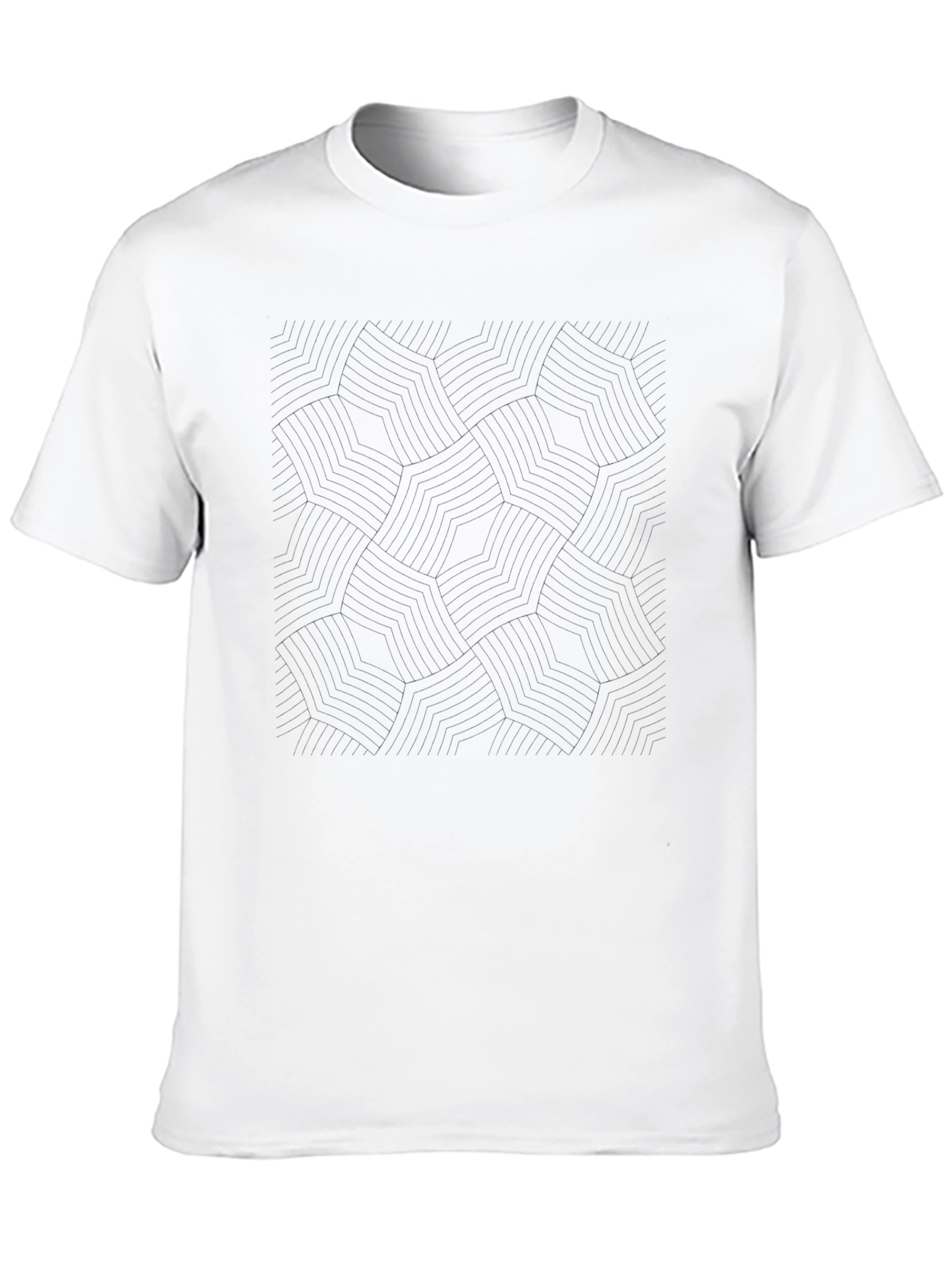 Mens Black Classic Fit Crew Neck T-Shirt