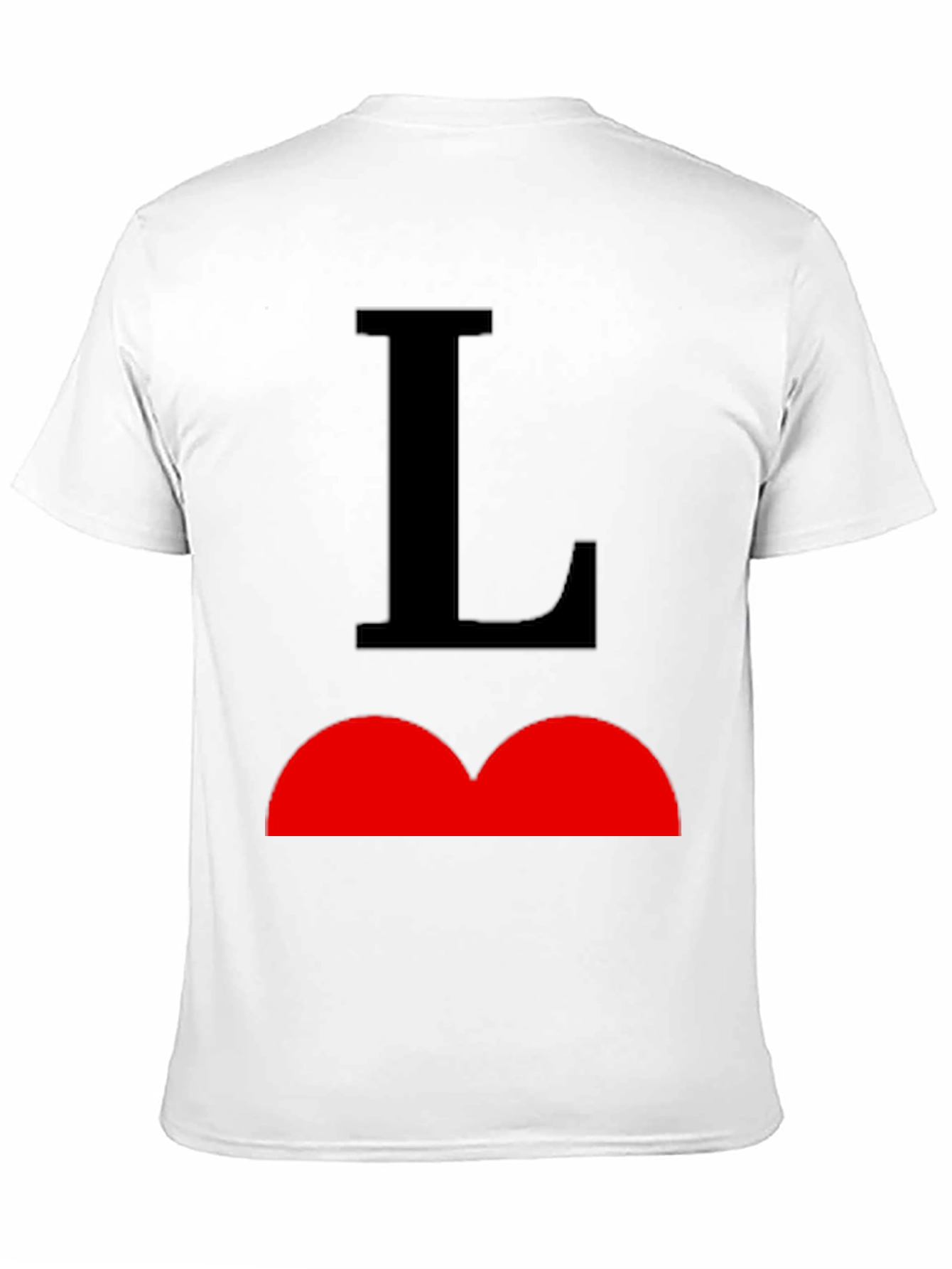 Black T-Shirt with Bold Graphic Design
