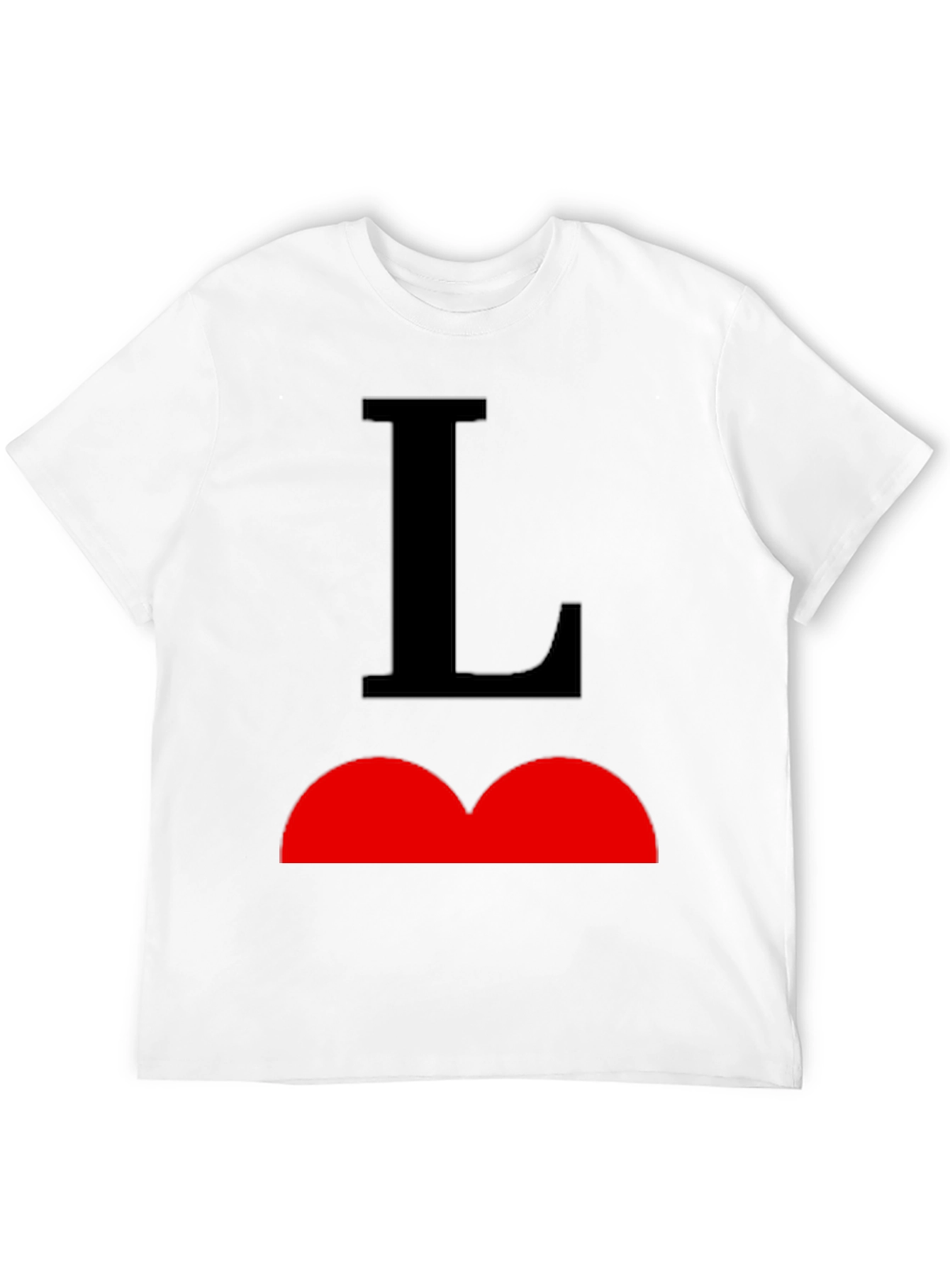 Black T-Shirt with Bold Graphic Design