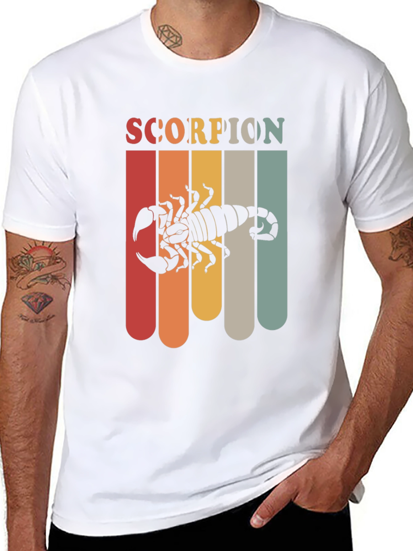 Vintage Scorpion Graphic Tee - Retro Style