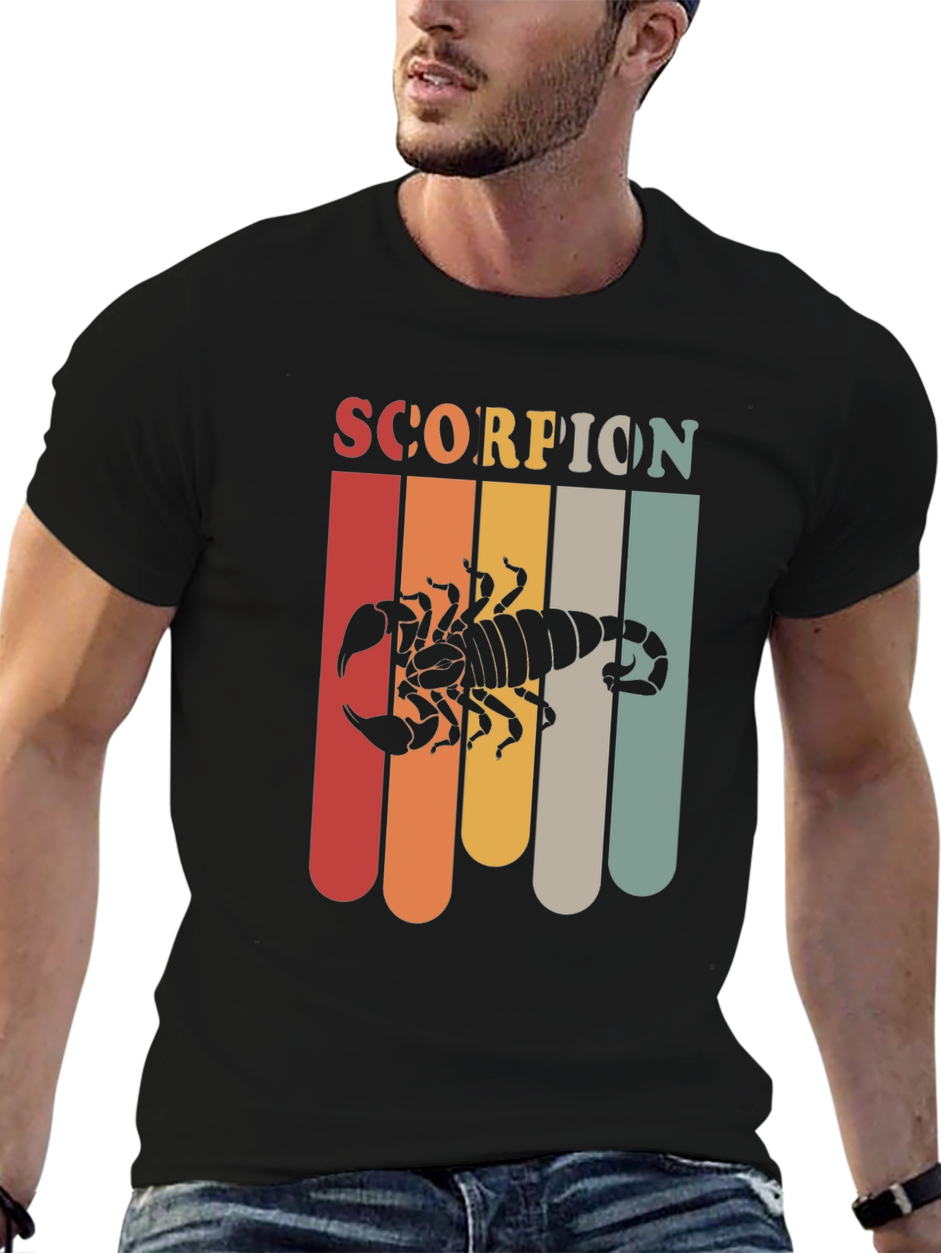 Vintage Scorpion Graphic Tee - Retro Style