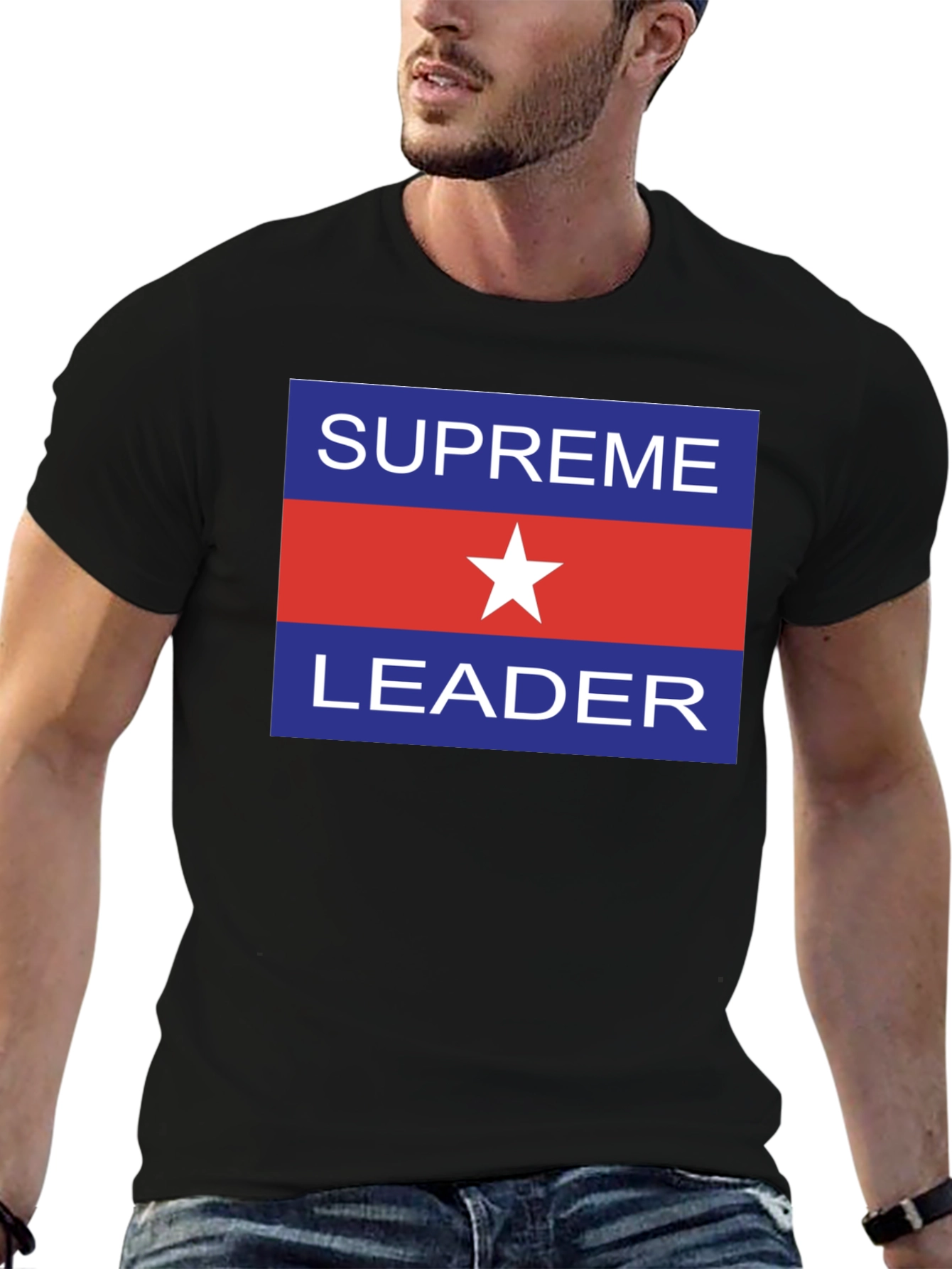 Supreme Leader Graphic Tee - Bold Statement Shirt
