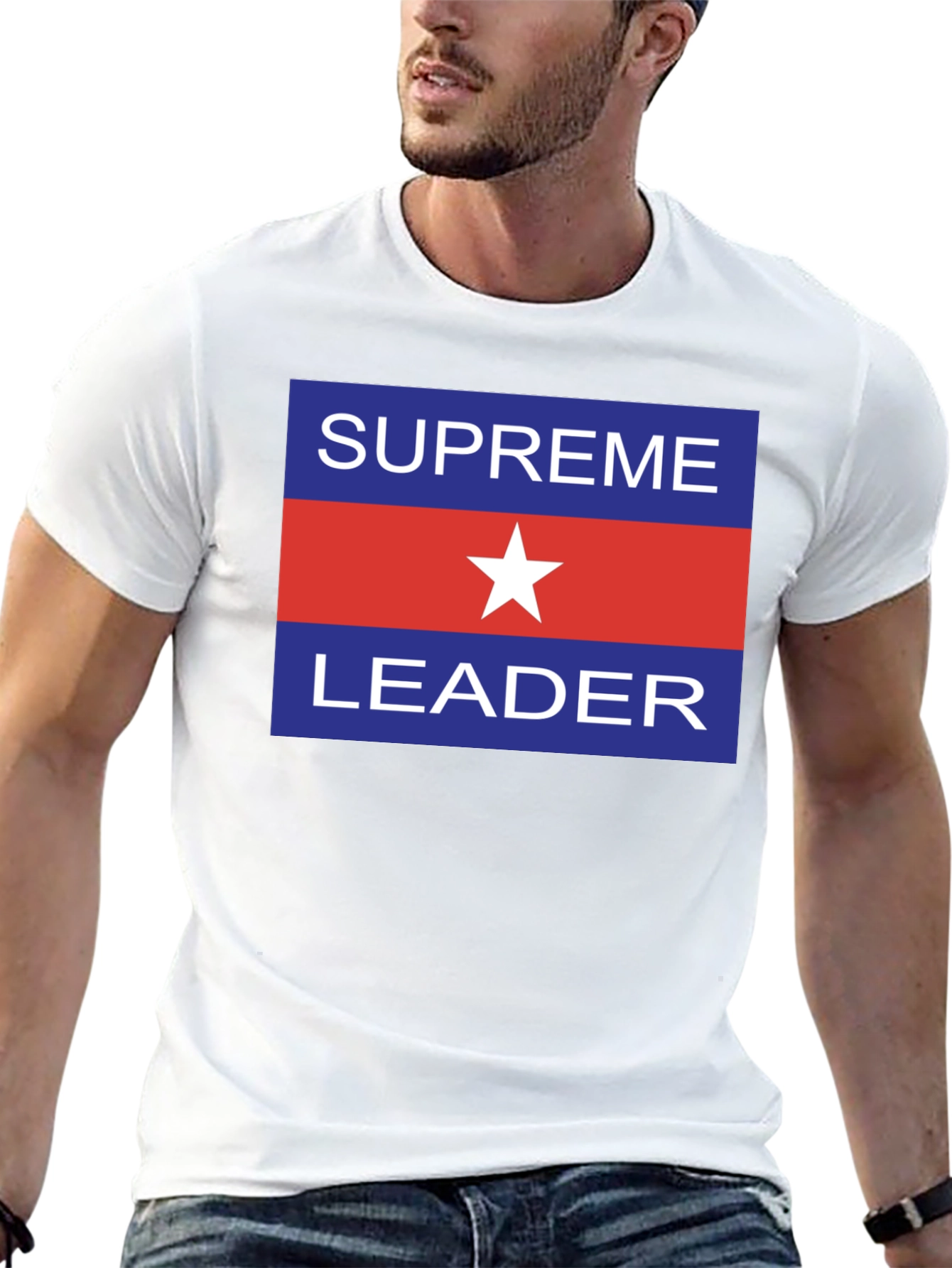Supreme Leader Graphic Tee - Bold Statement Shirt