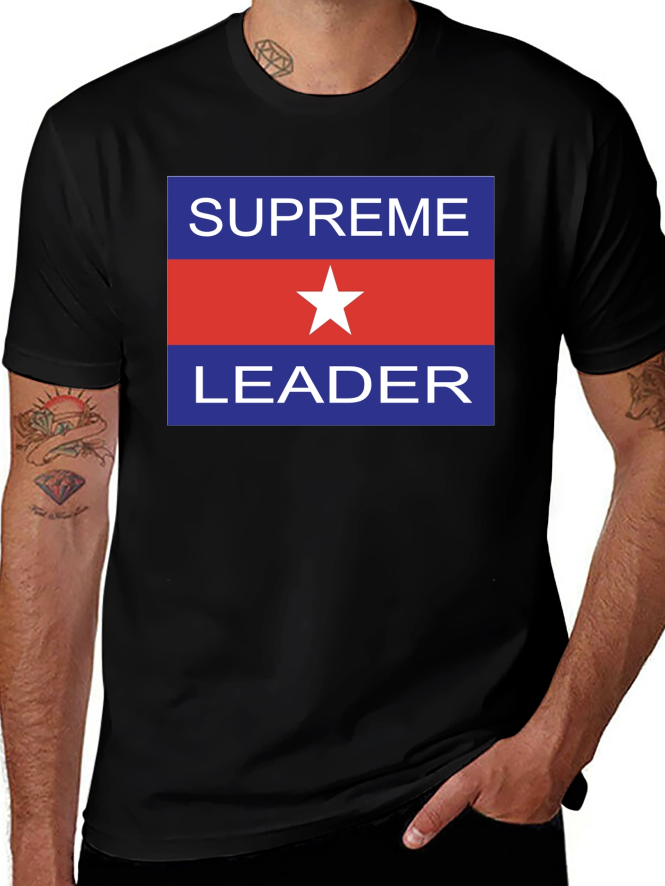 Supreme Leader Graphic Tee - Bold Statement Shirt