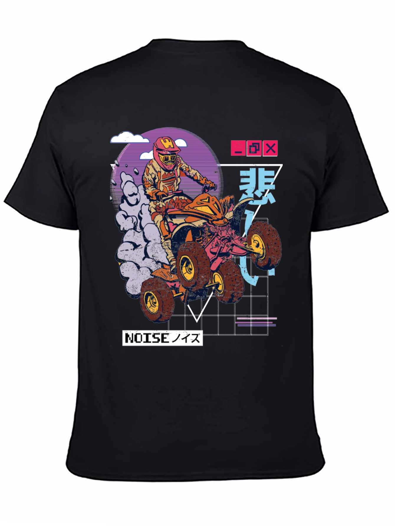 Retro Noise ATV Rider Graphic Tee