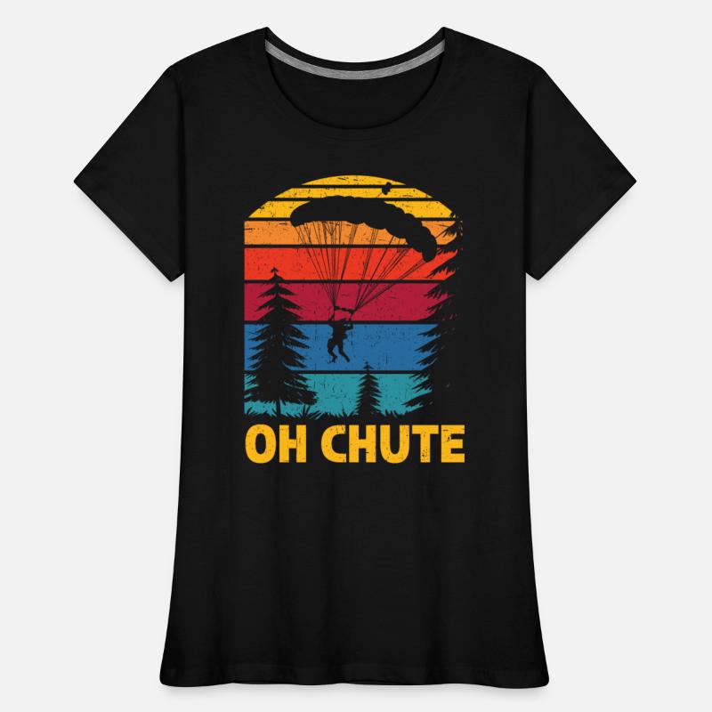 Oh Chute Skydiving Parachuting Parachute Skydiver