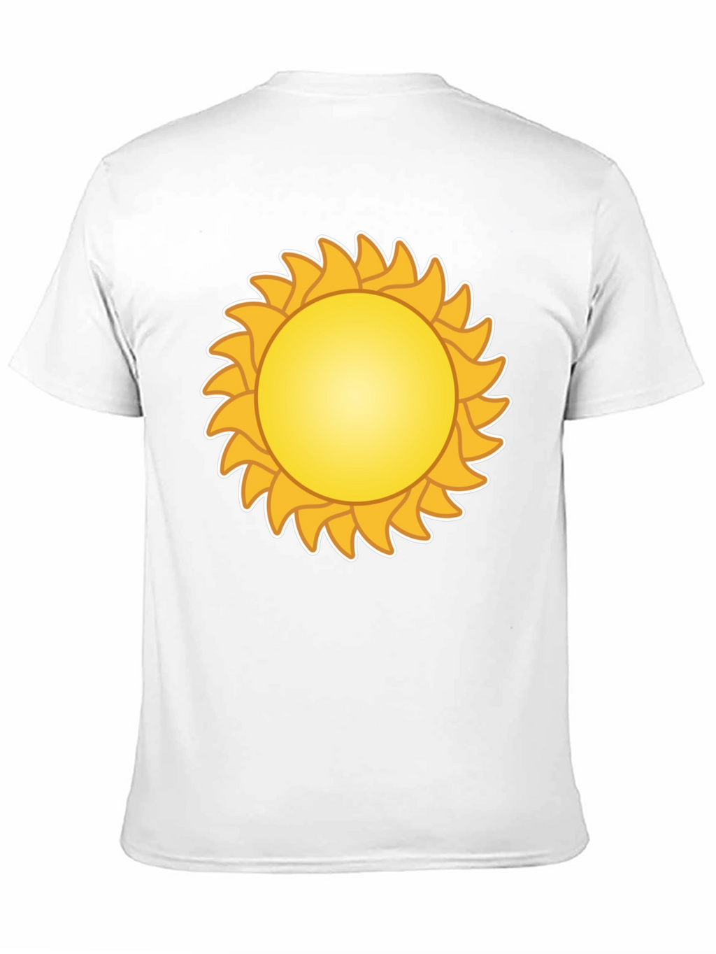 Sunny Day Graphic Tee - Black Cotton T-Shirt