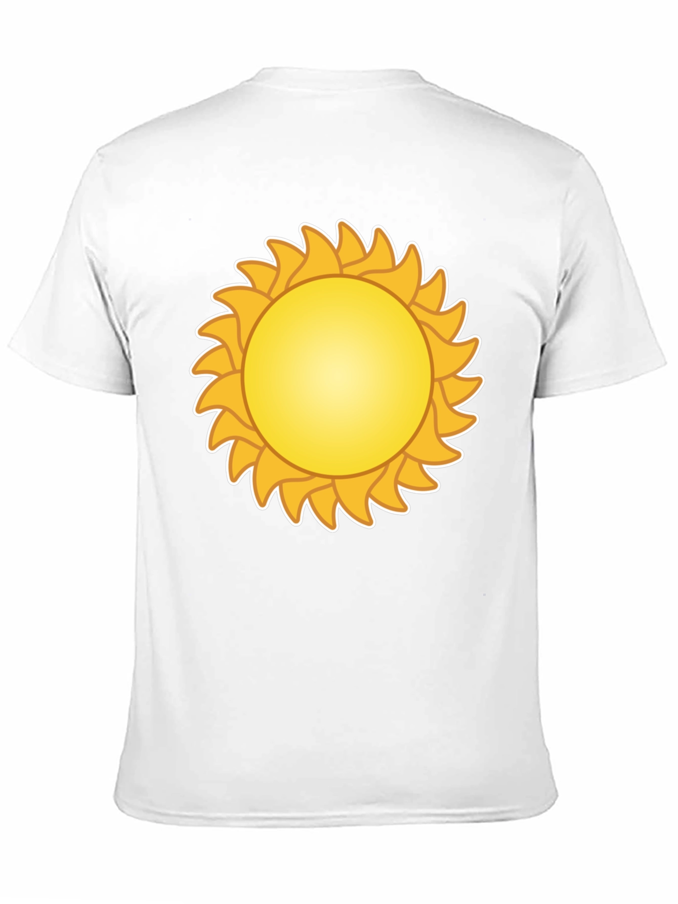 Sunny Day Graphic Tee - Black Cotton T-Shirt