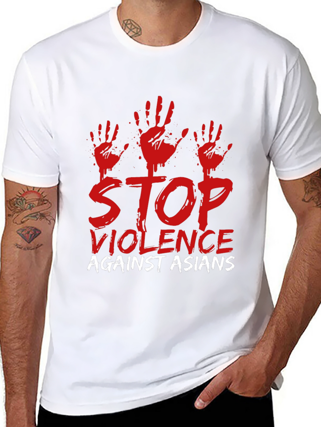 Stop Asian Hate Graphic Tee