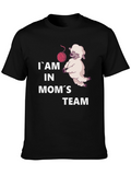 Im In Moms Team Sheep T-Shirt - Black