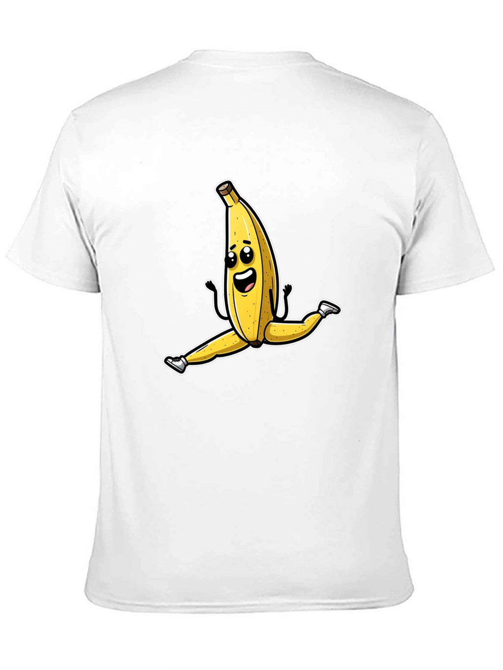 Funny Banana Split T-Shirt - Black