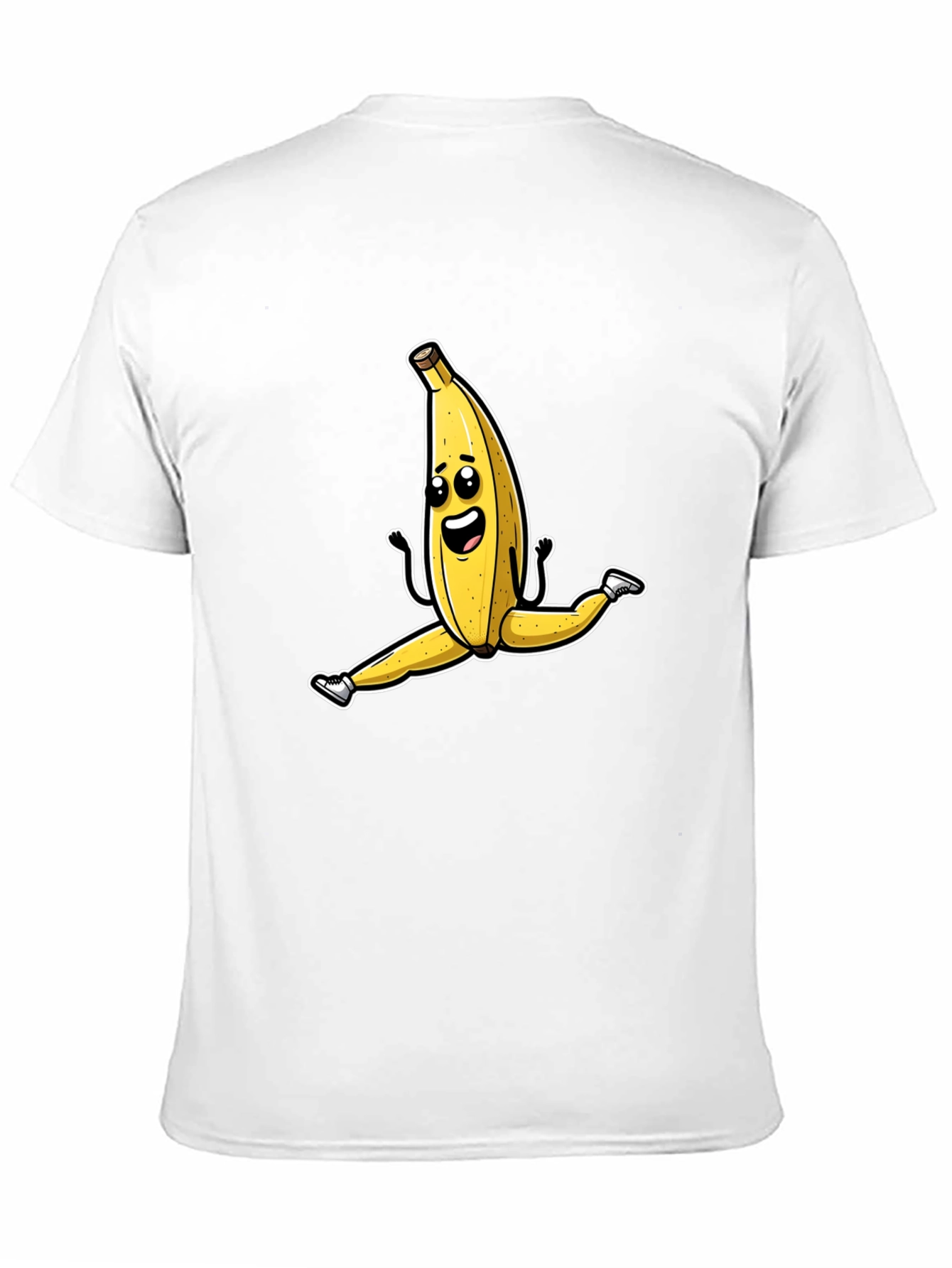 Funny Banana Split T-Shirt - Black
