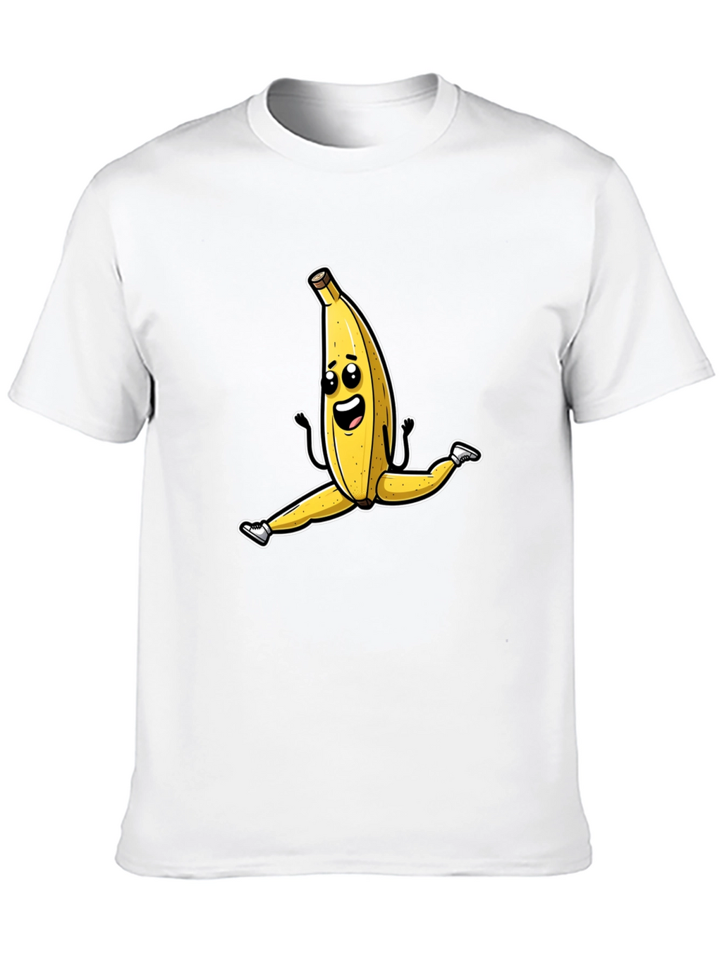 Funny Banana Split T-Shirt - Black