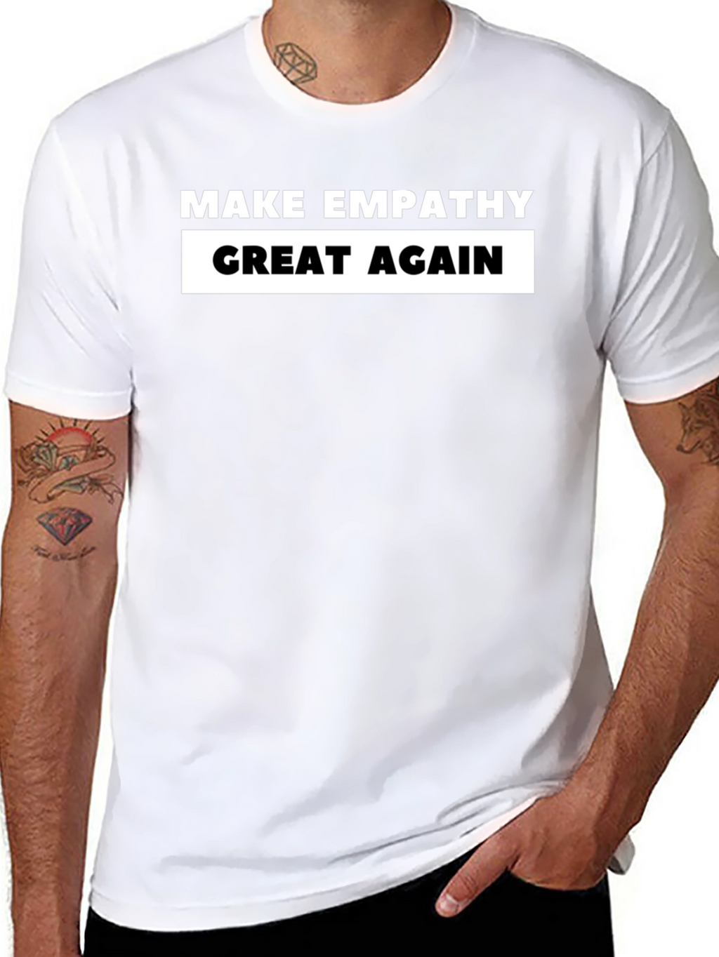 Make Empathy Great Again T-Shirt - Black