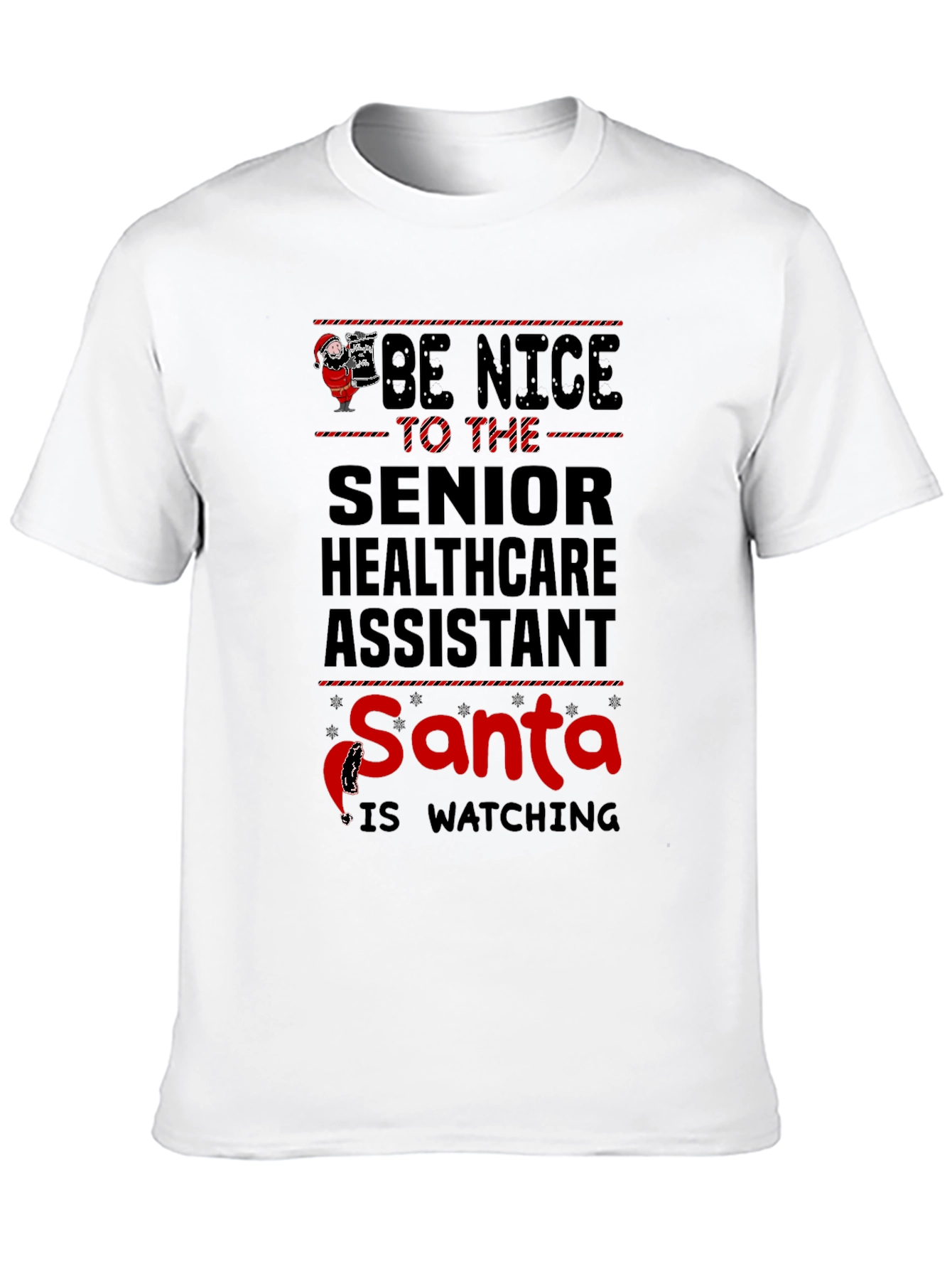 Senior Healthcare Assistant Santa T-Shirt