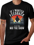 DJ Music Feedback Graphic Tee