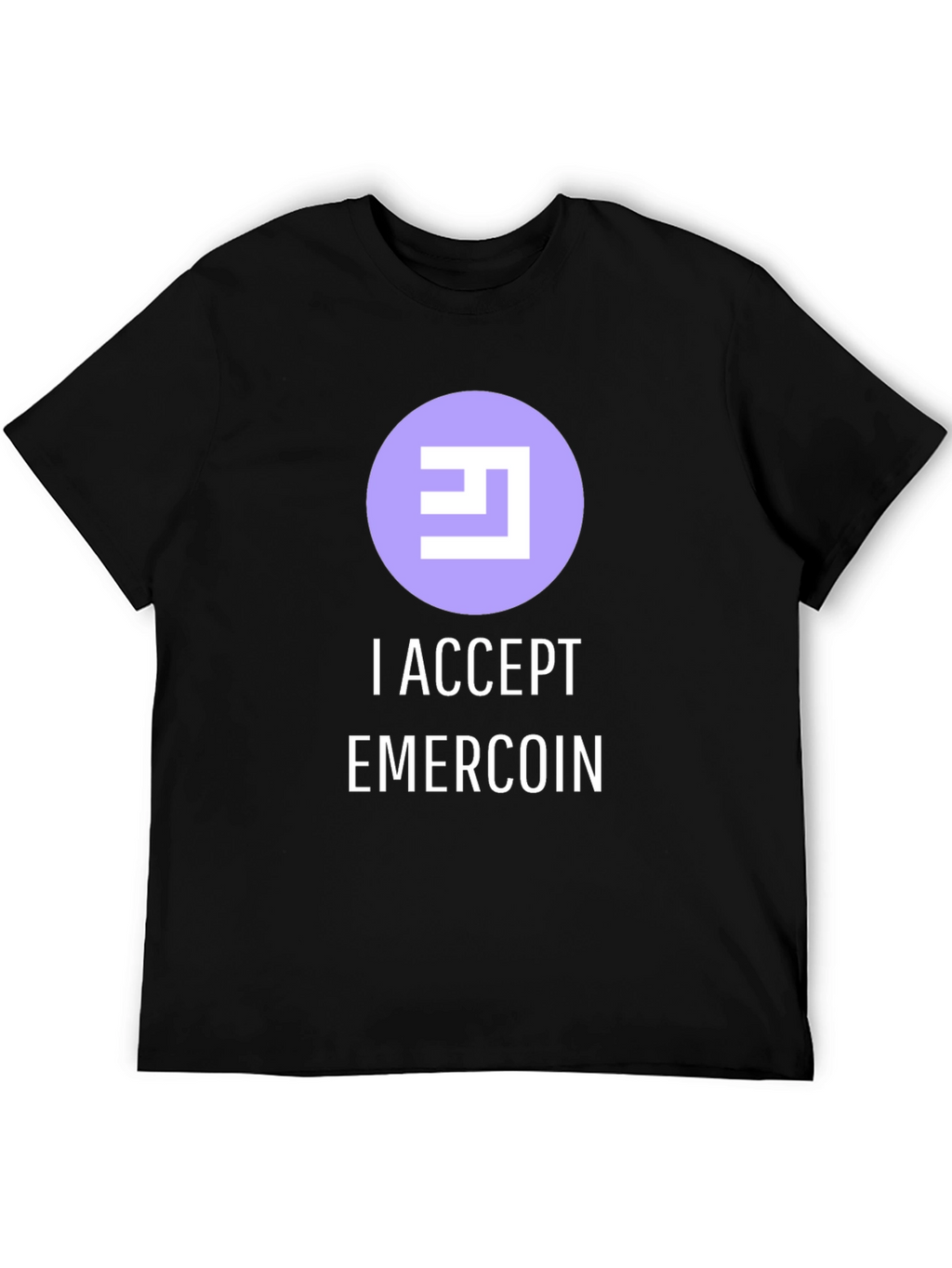 Emercoin Accepted Here T-Shirt - Cryptocurrency Tee
