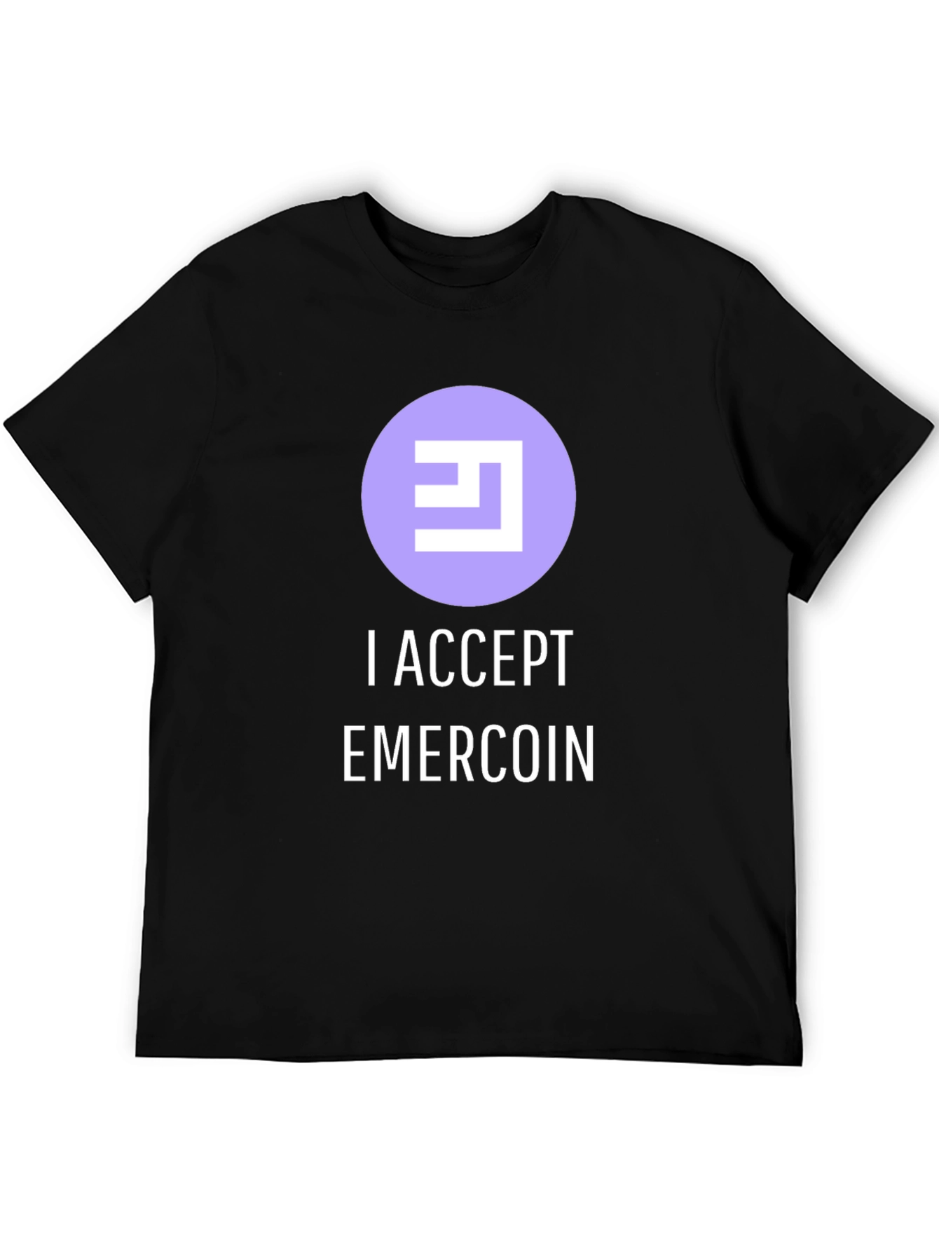 Emercoin Accepted Here T-Shirt - Cryptocurrency Tee