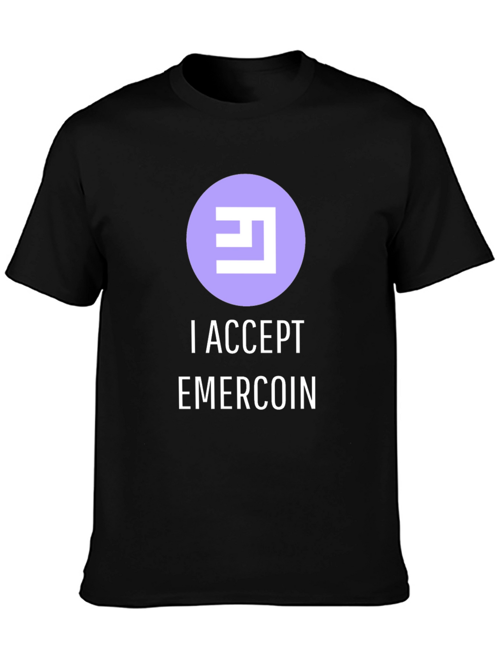 Emercoin Accepted Here T-Shirt - Cryptocurrency Tee