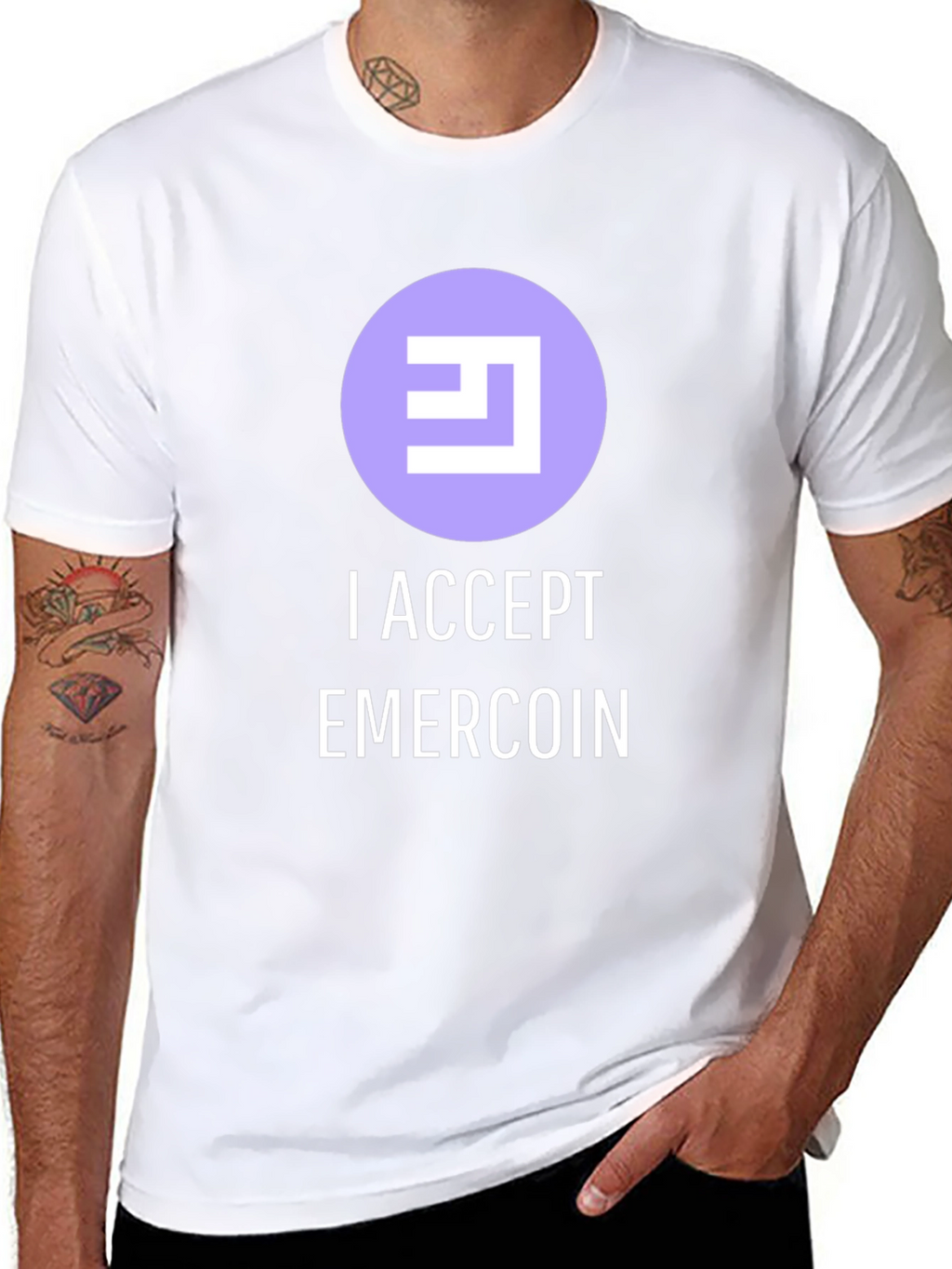 Emercoin Accepted Here T-Shirt - Cryptocurrency Tee