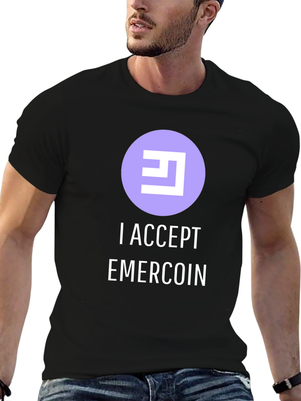 Emercoin Accepted Here T-Shirt - Cryptocurrency Tee