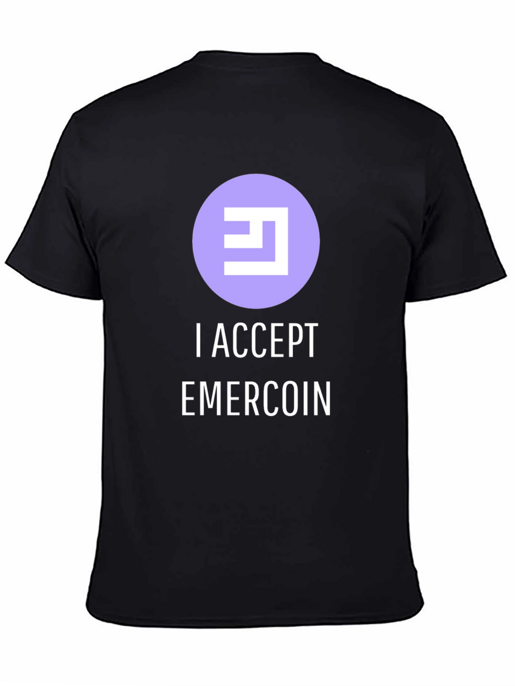 Emercoin Accepted Here T-Shirt - Cryptocurrency Tee