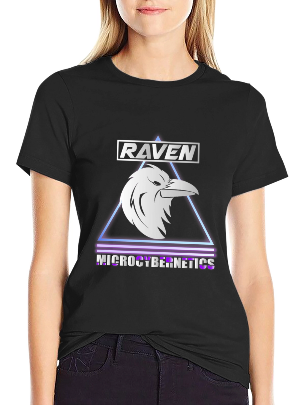 Raven Microcybernetics Black T-Shirt