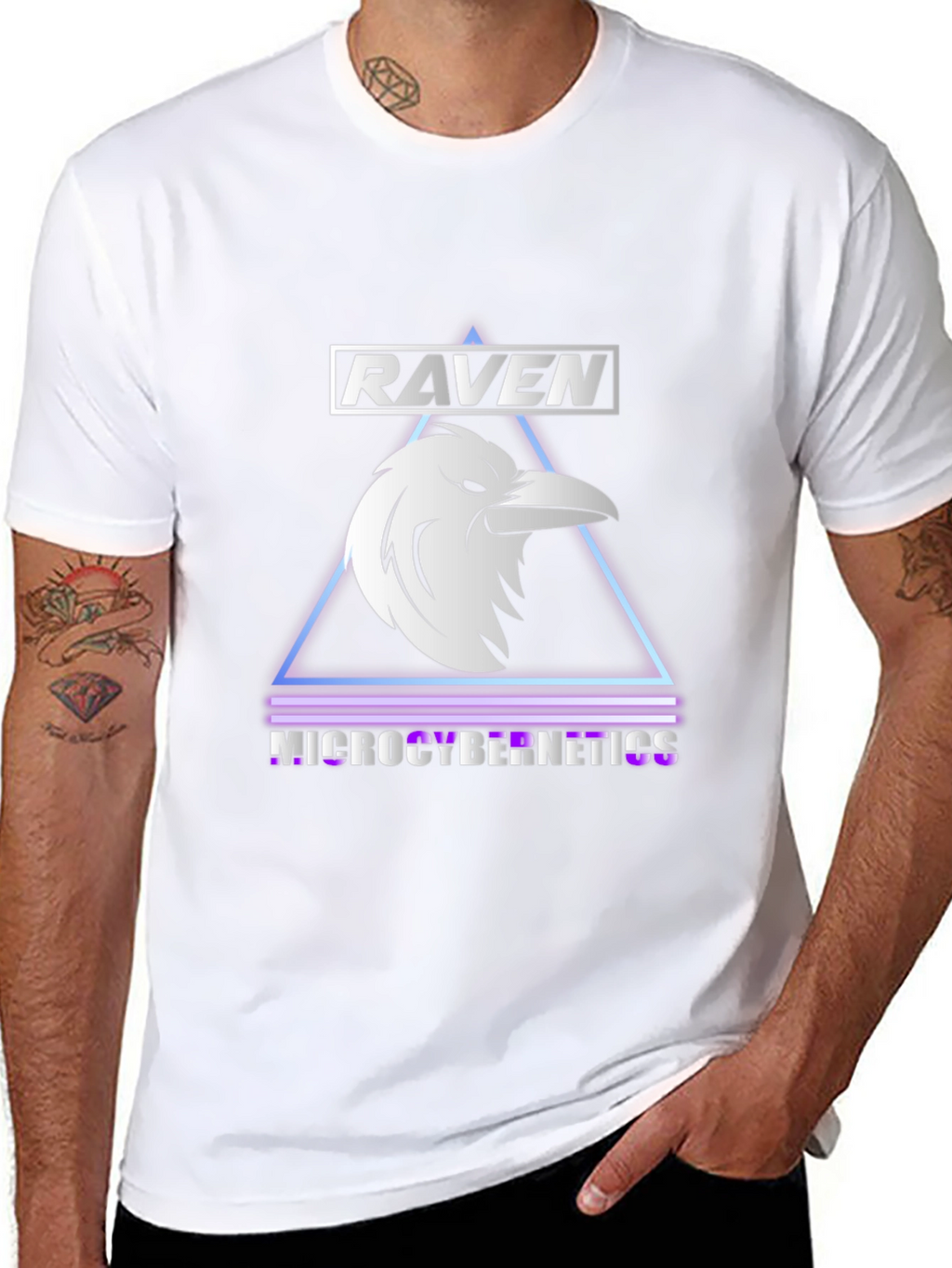 Raven Microcybernetics Black T-Shirt