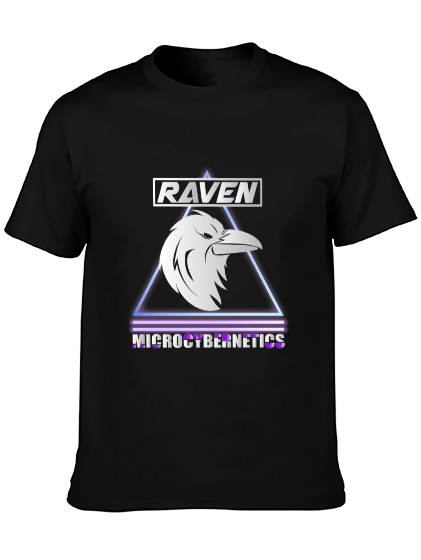 Raven Microcybernetics Black T-Shirt