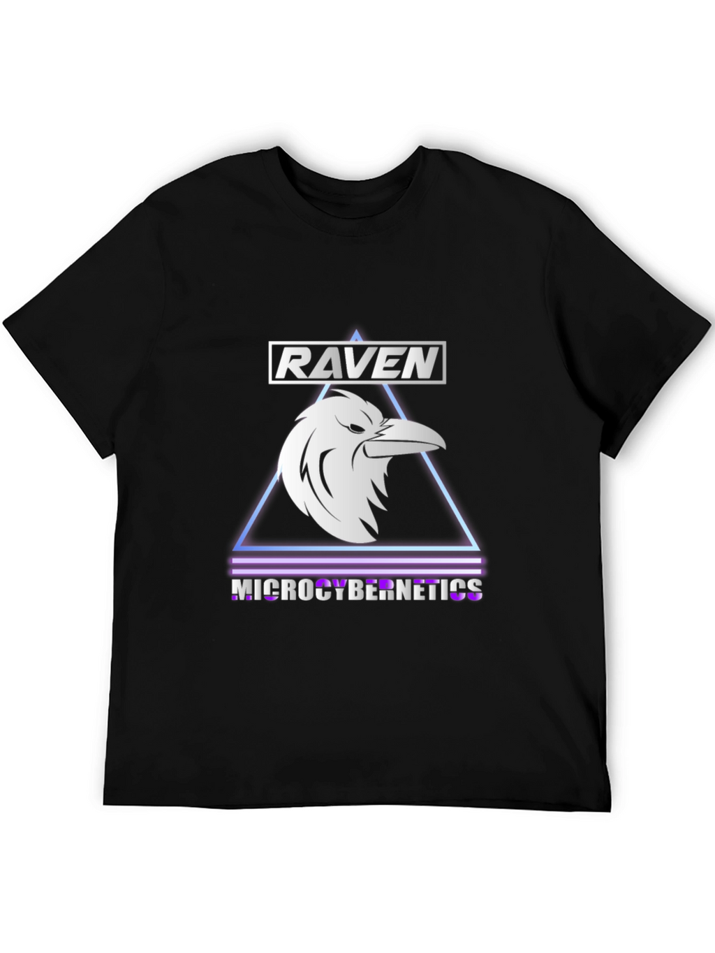 Raven Microcybernetics Black T-Shirt