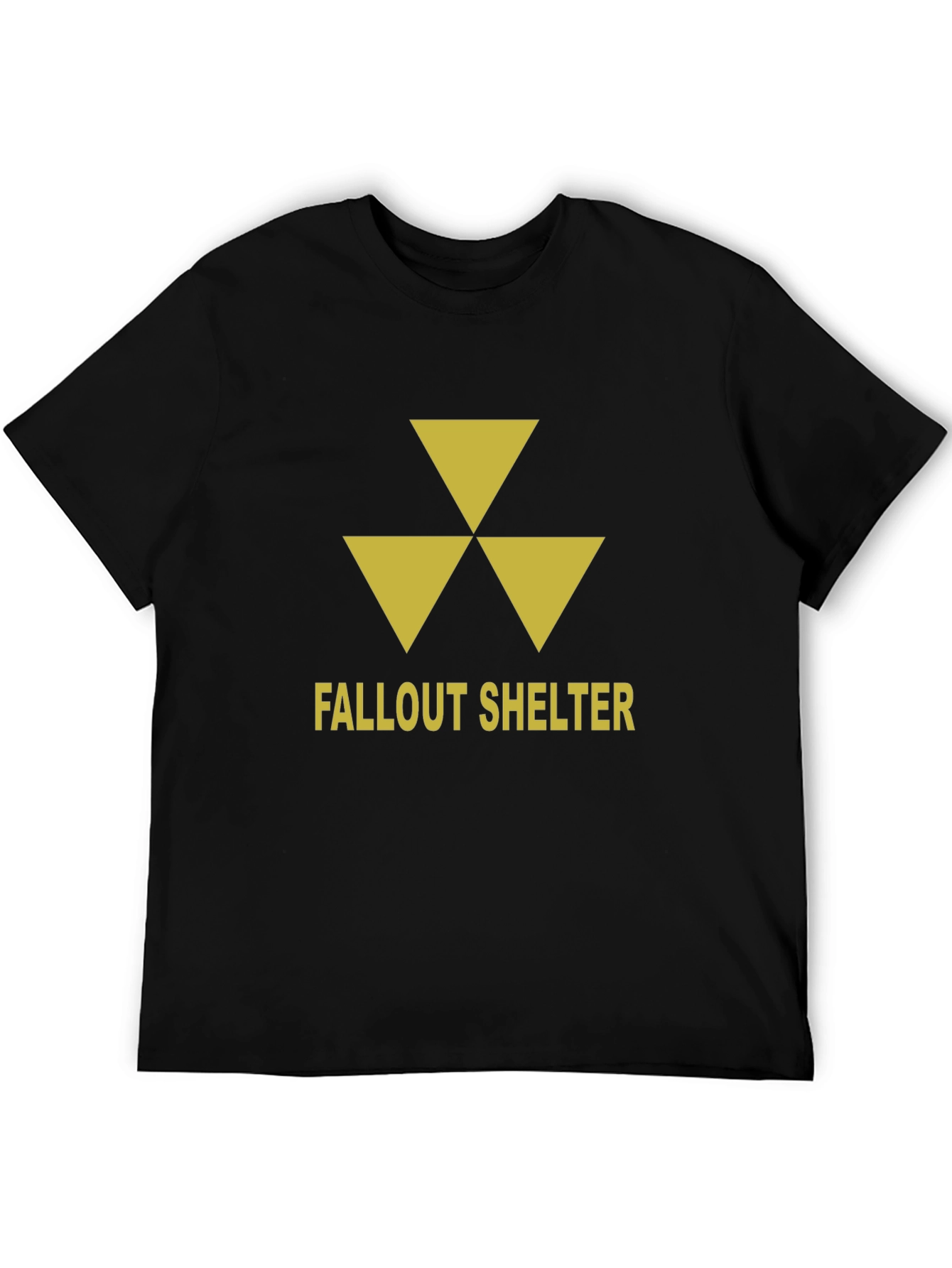 Fallout Shelter Graphic T-Shirt - Nuclear Warning Symbol