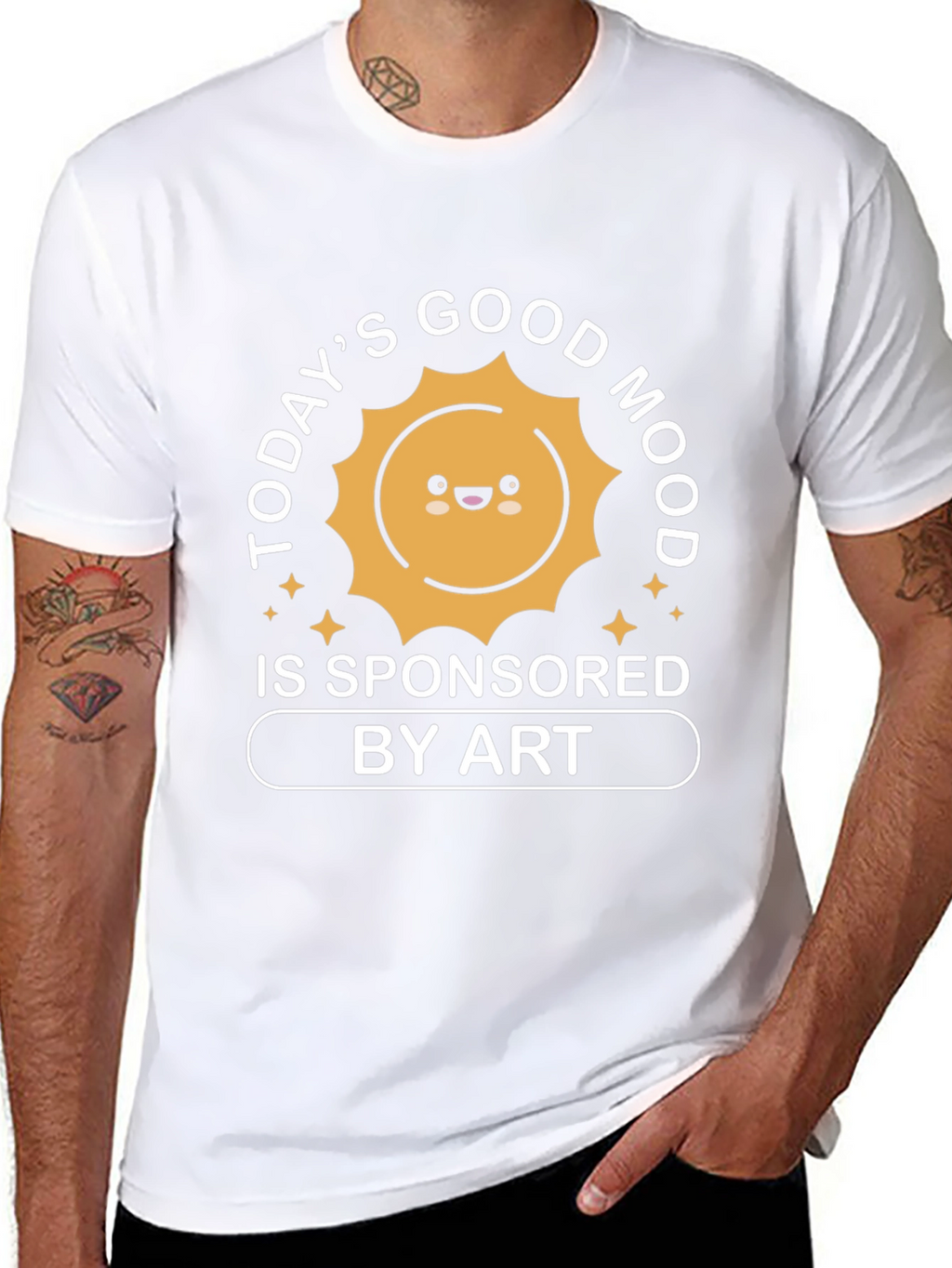 Todays Good Mood Sponsored By Art T-Shirt