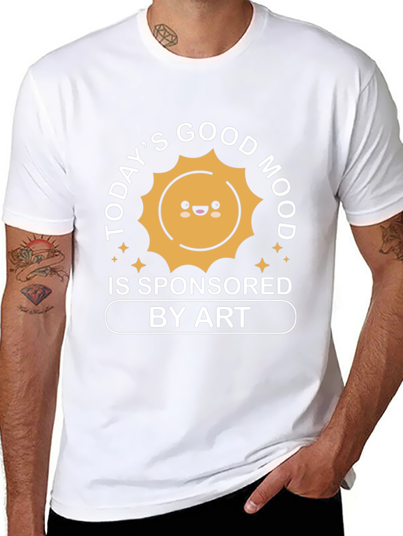 Todays Good Mood Sponsored By Art T-Shirt