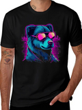 Cool Bear Graphic T-Shirt - Trendy Design