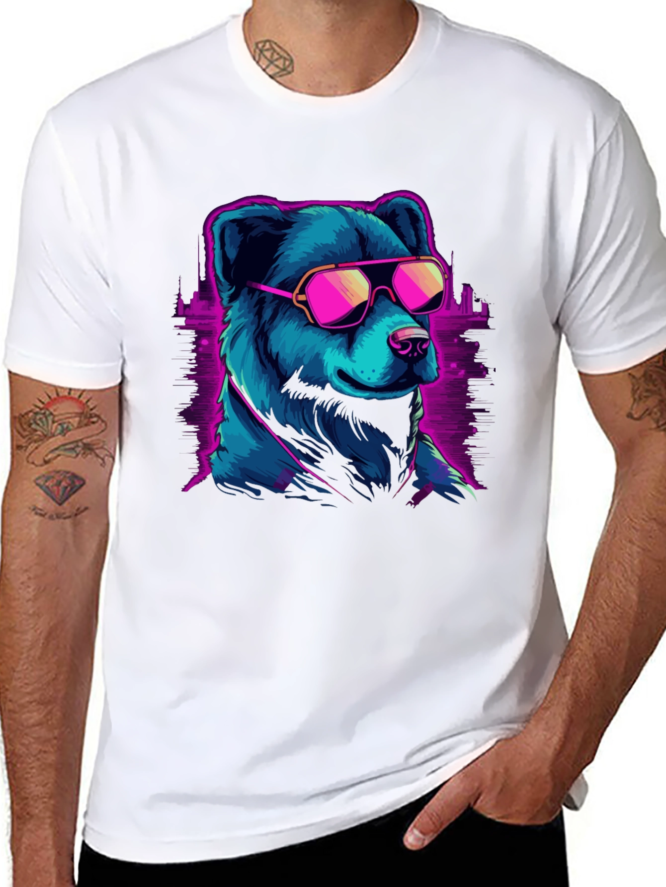 Cool Bear Graphic T-Shirt - Trendy Design