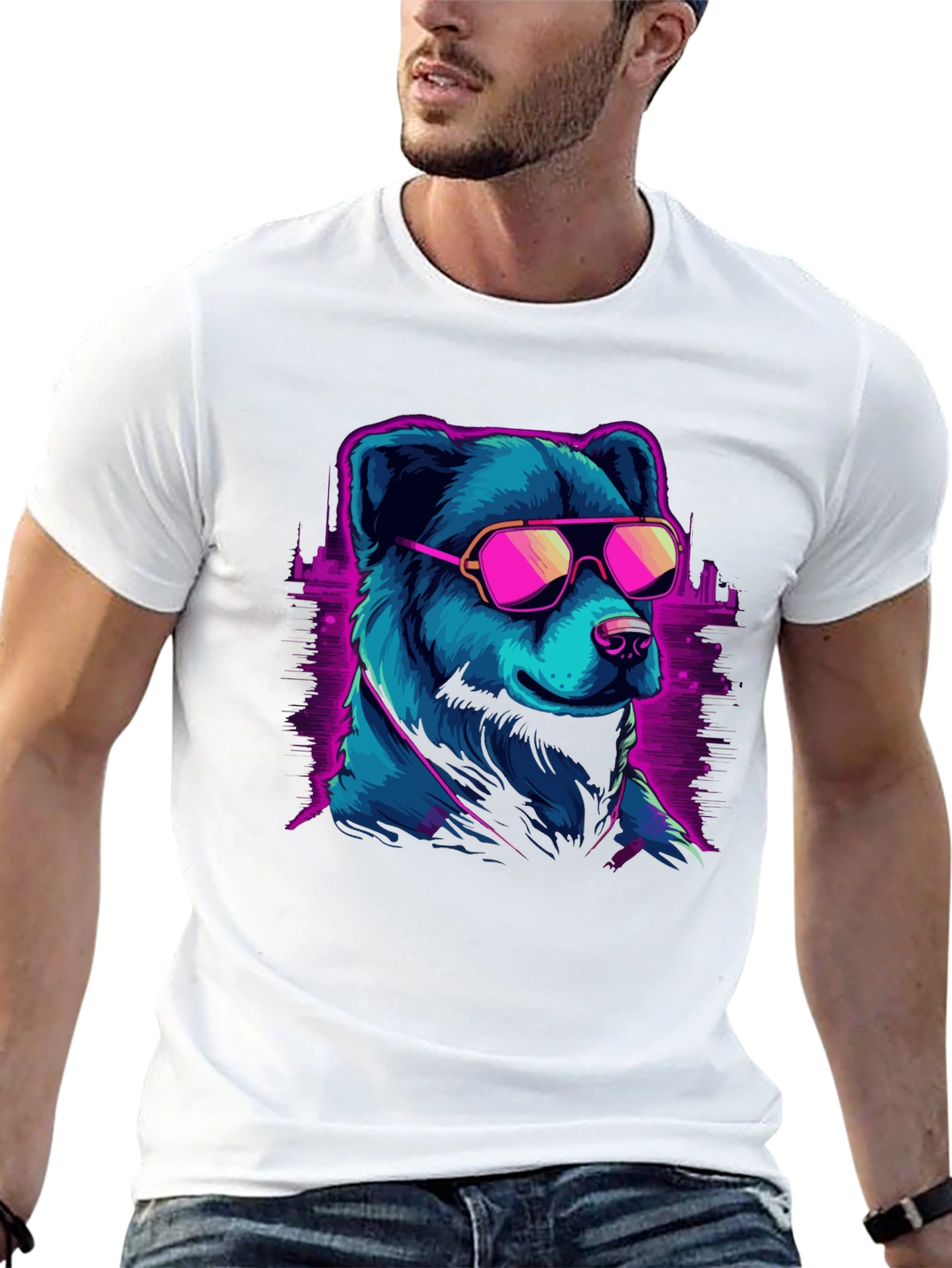 Cool Bear Graphic T-Shirt - Trendy Design