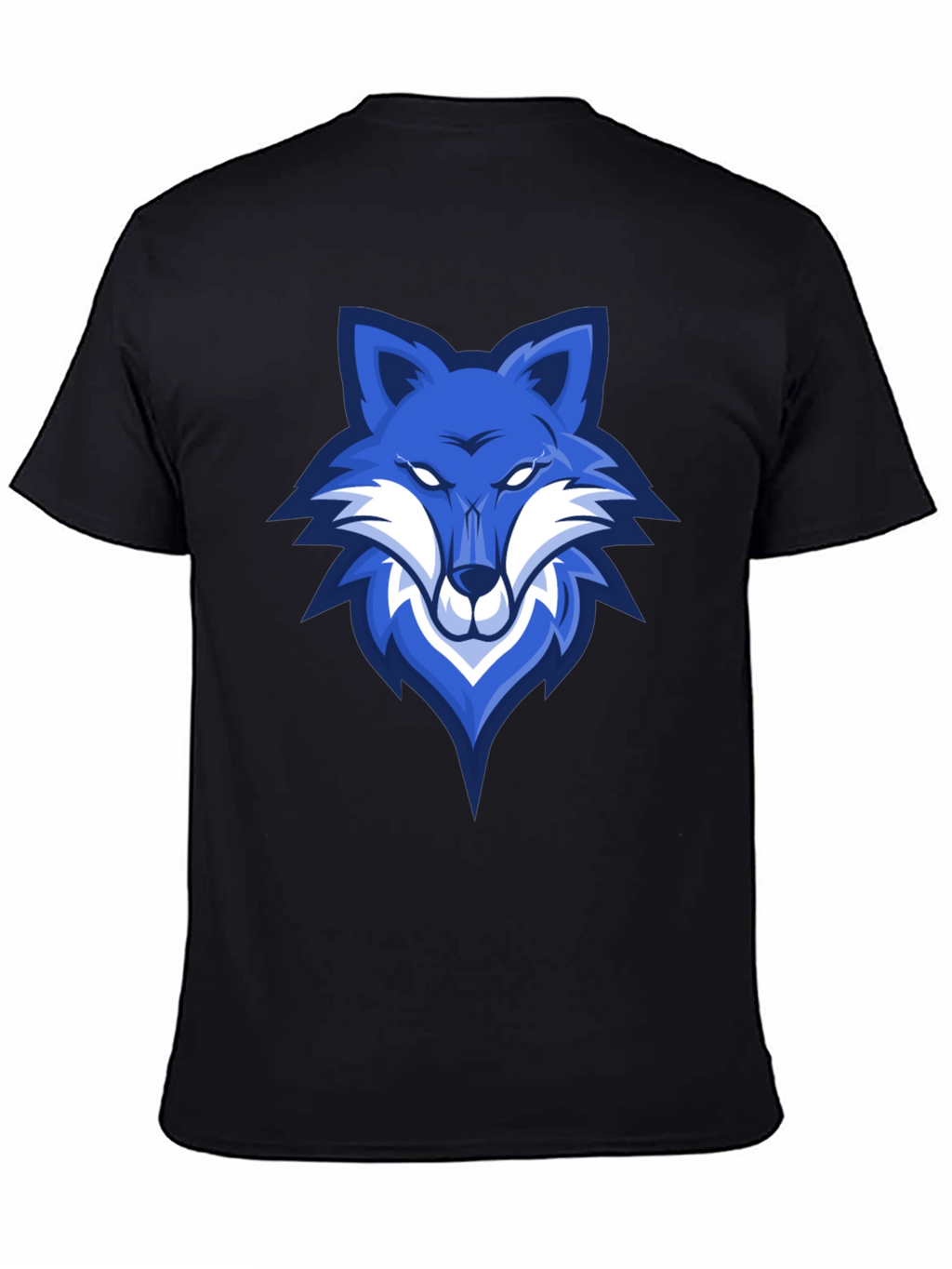 Blue Fox Graphic Tee - Mens Black T-Shirt