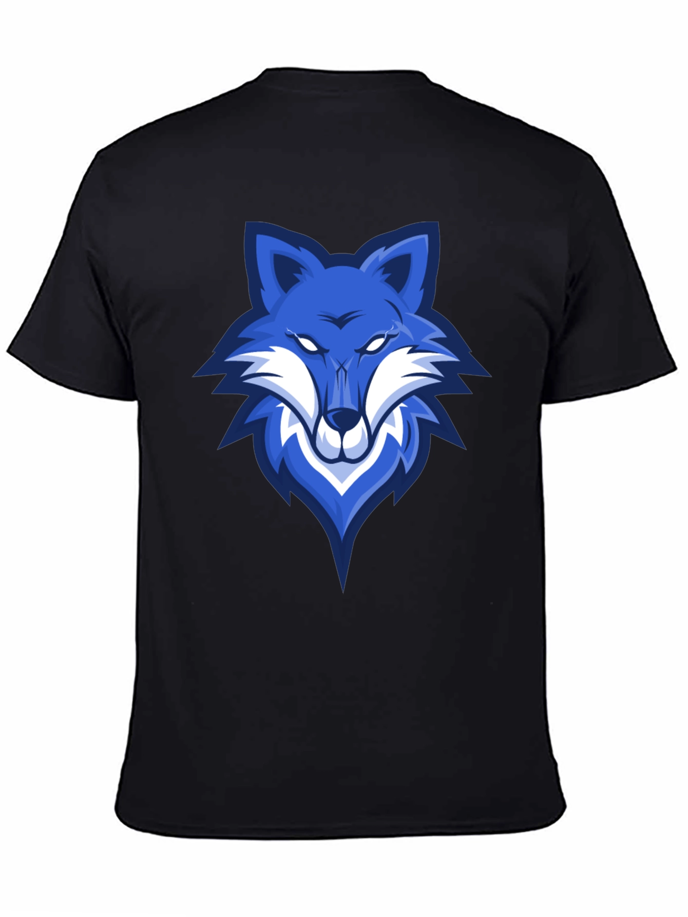 Blue Fox Graphic Tee - Mens Black T-Shirt