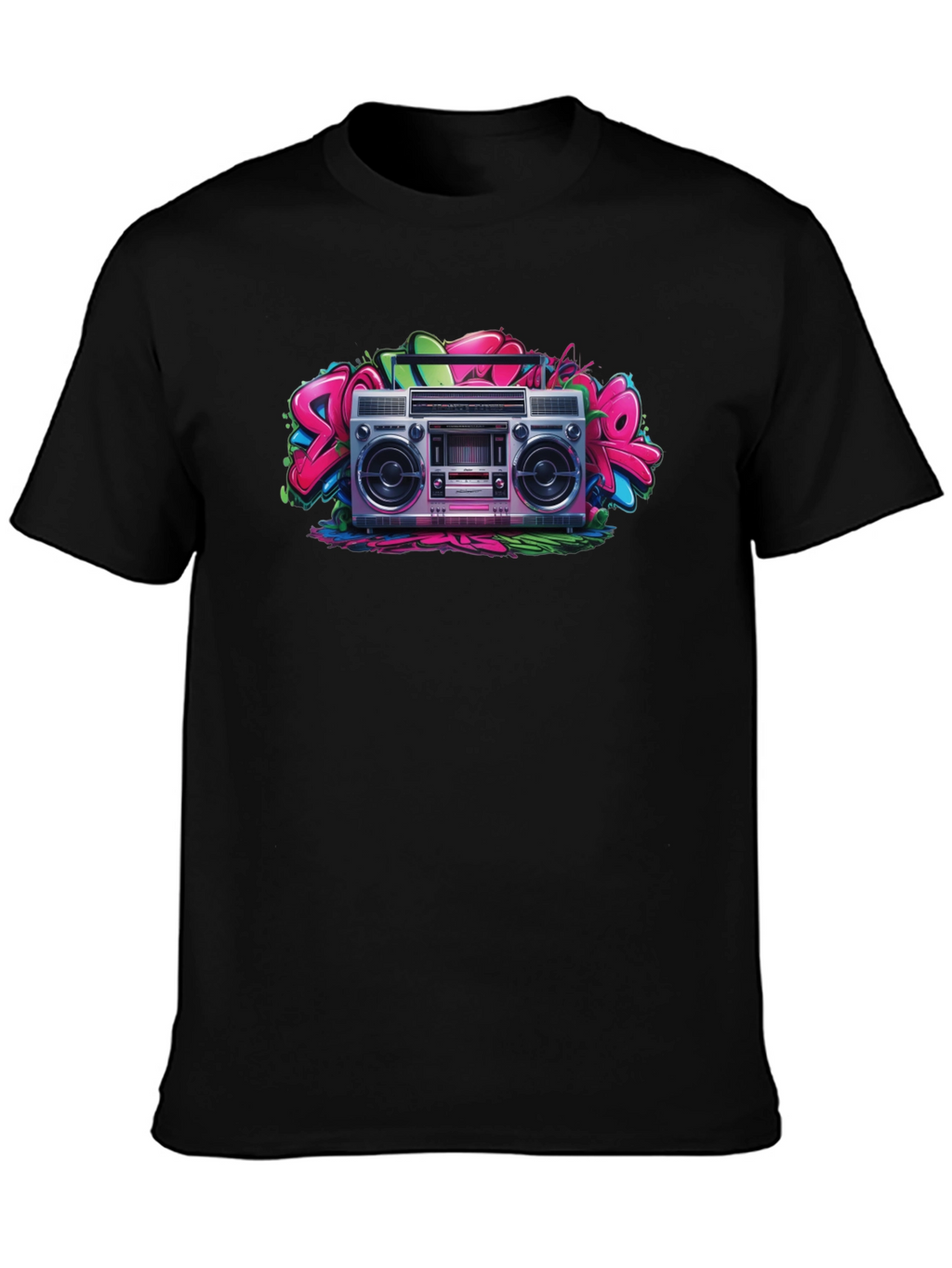 Retro Boombox Graphic Tee