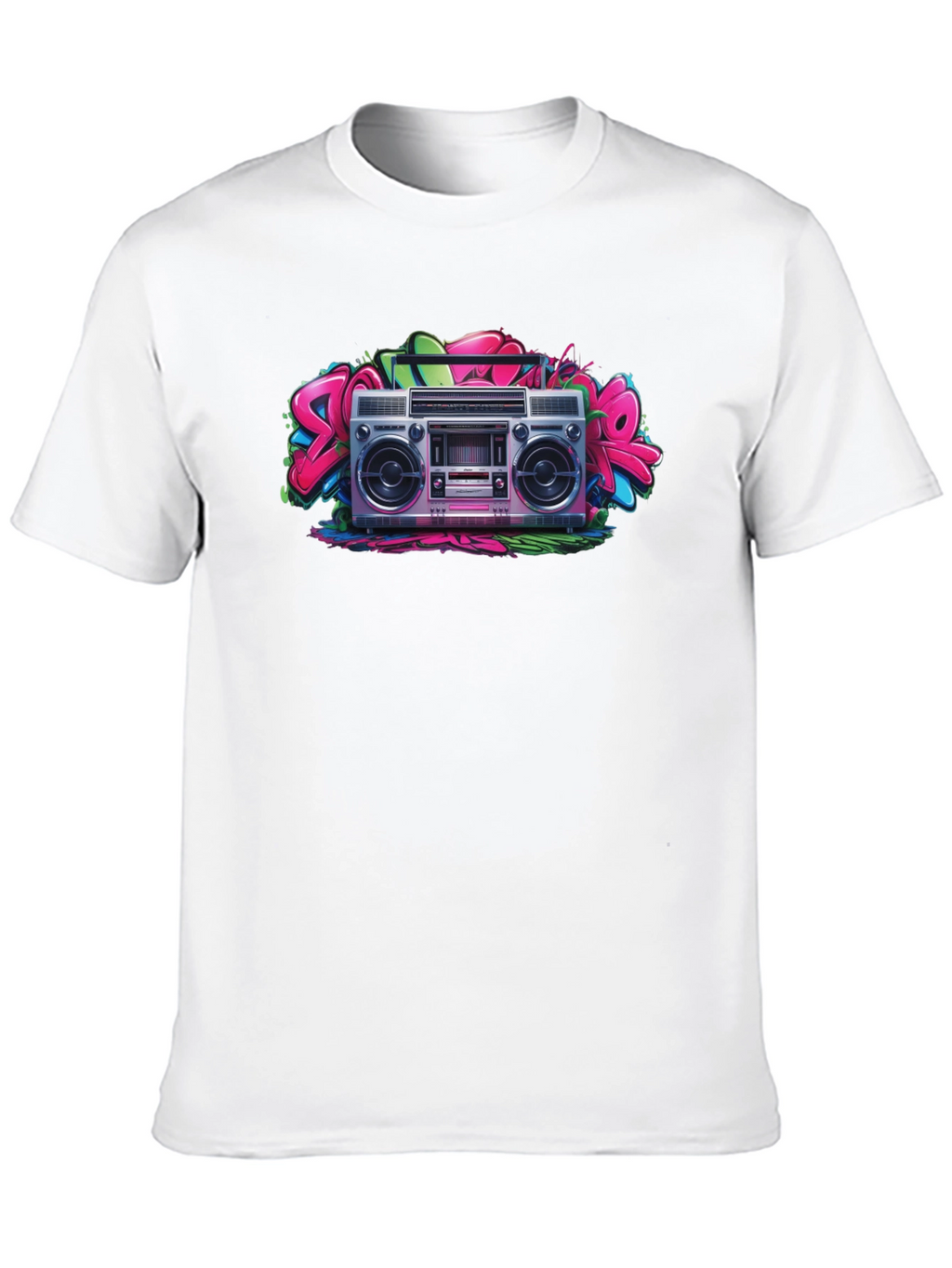 Retro Boombox Graphic Tee