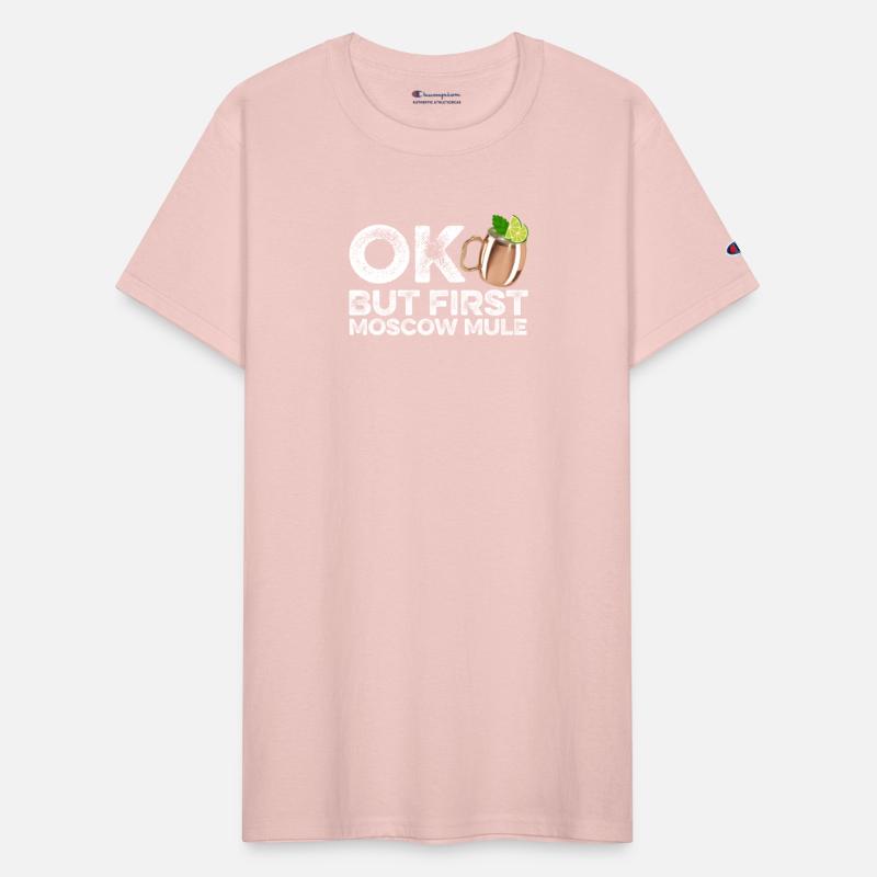 OK But First Moscow Mule Lover T-Shirt Funny Wine
