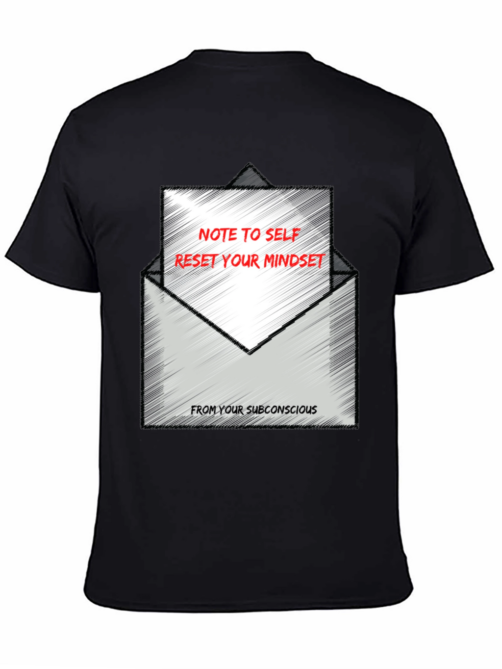 Reset Your Mindset Graphic Tee - Black