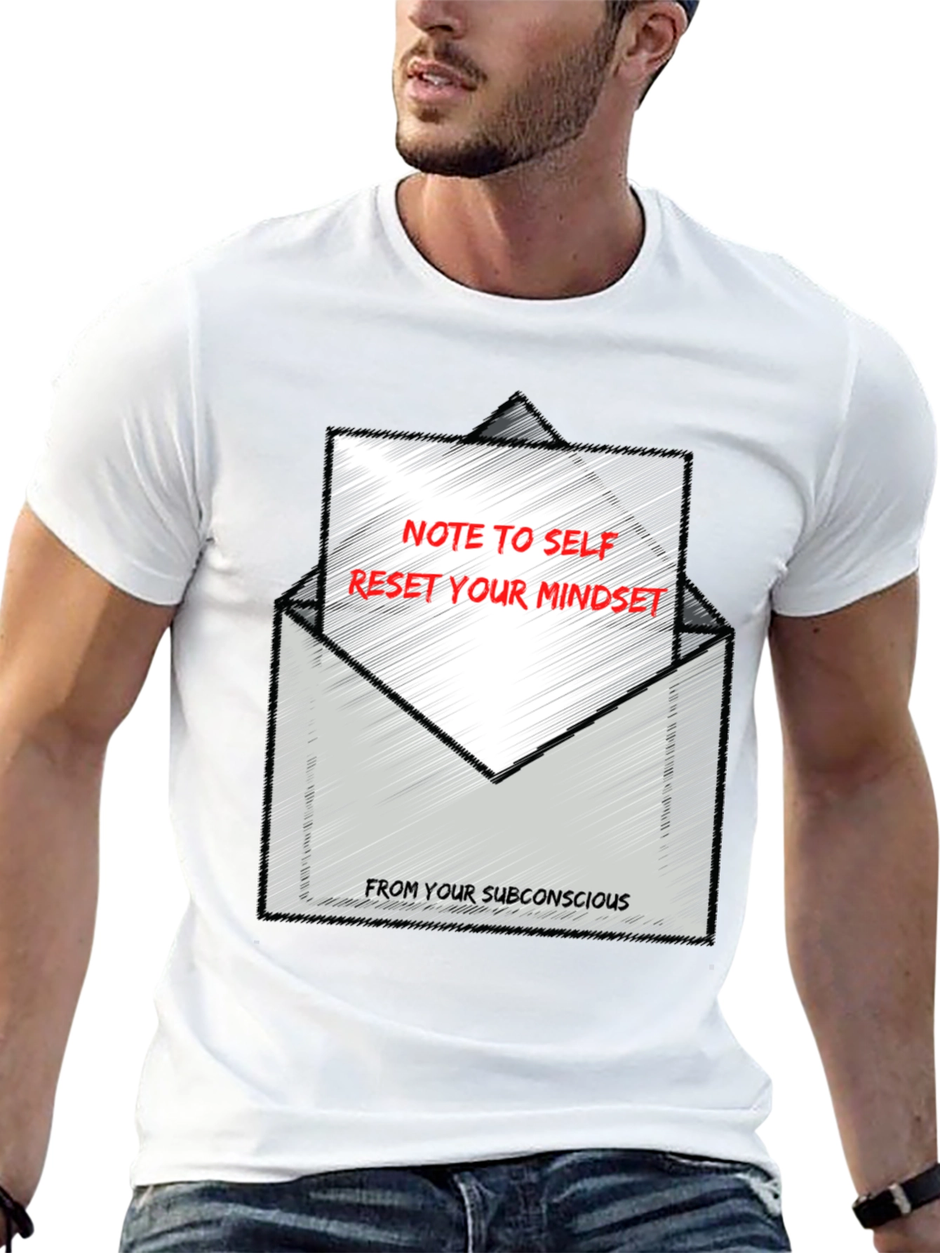 Reset Your Mindset Graphic Tee - Black