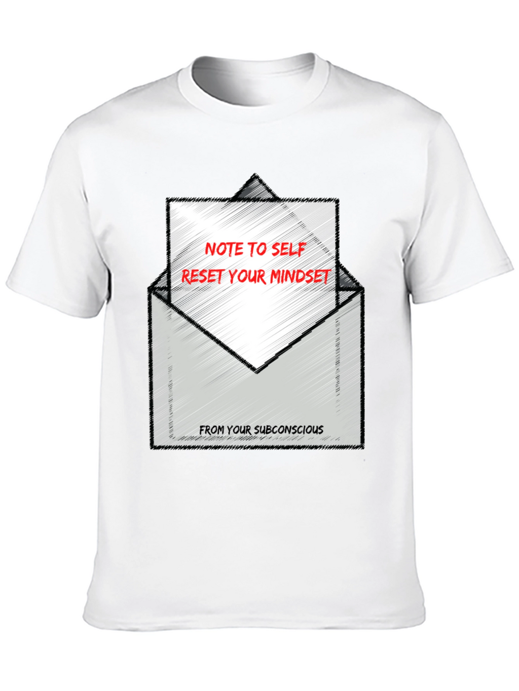 Reset Your Mindset Graphic Tee - Black