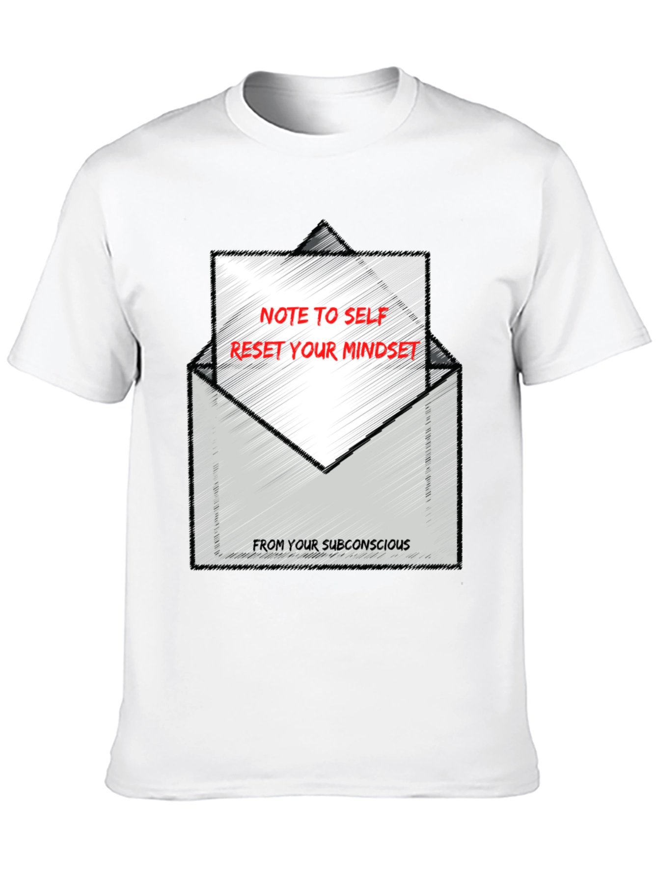 Reset Your Mindset Graphic Tee - Black