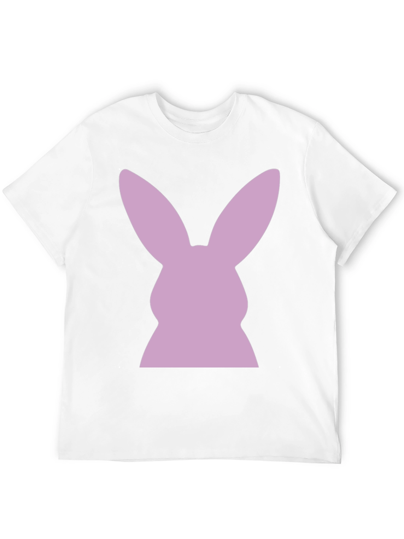Bunny Silhouette T-Shirt - Black Tee