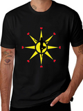 Yoga Love Starburst Black T-Shirt