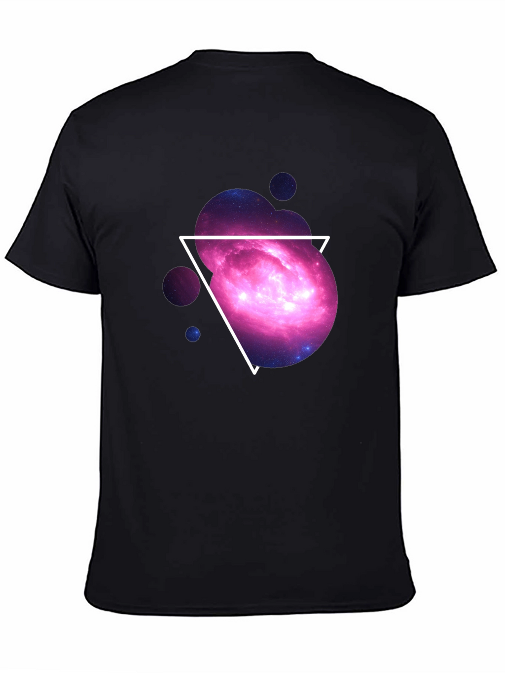 Galaxy Triangle Graphic Tee - Cosmic Style